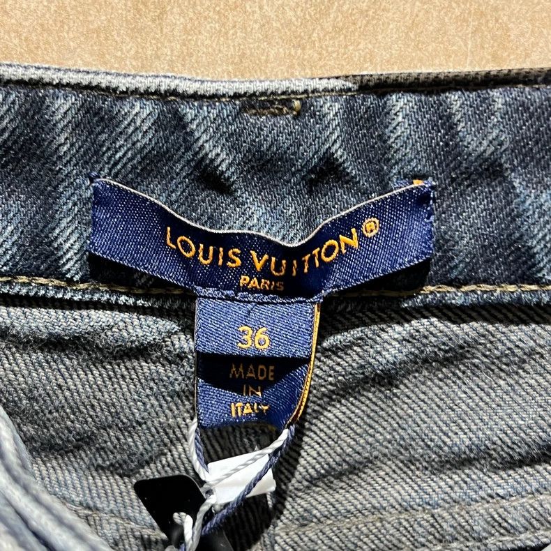 Louis Vuitton Louis Vuitton 24fw popular sailing series logo fringed jea Size US 36 / EU 52 - 3 Thumbnail