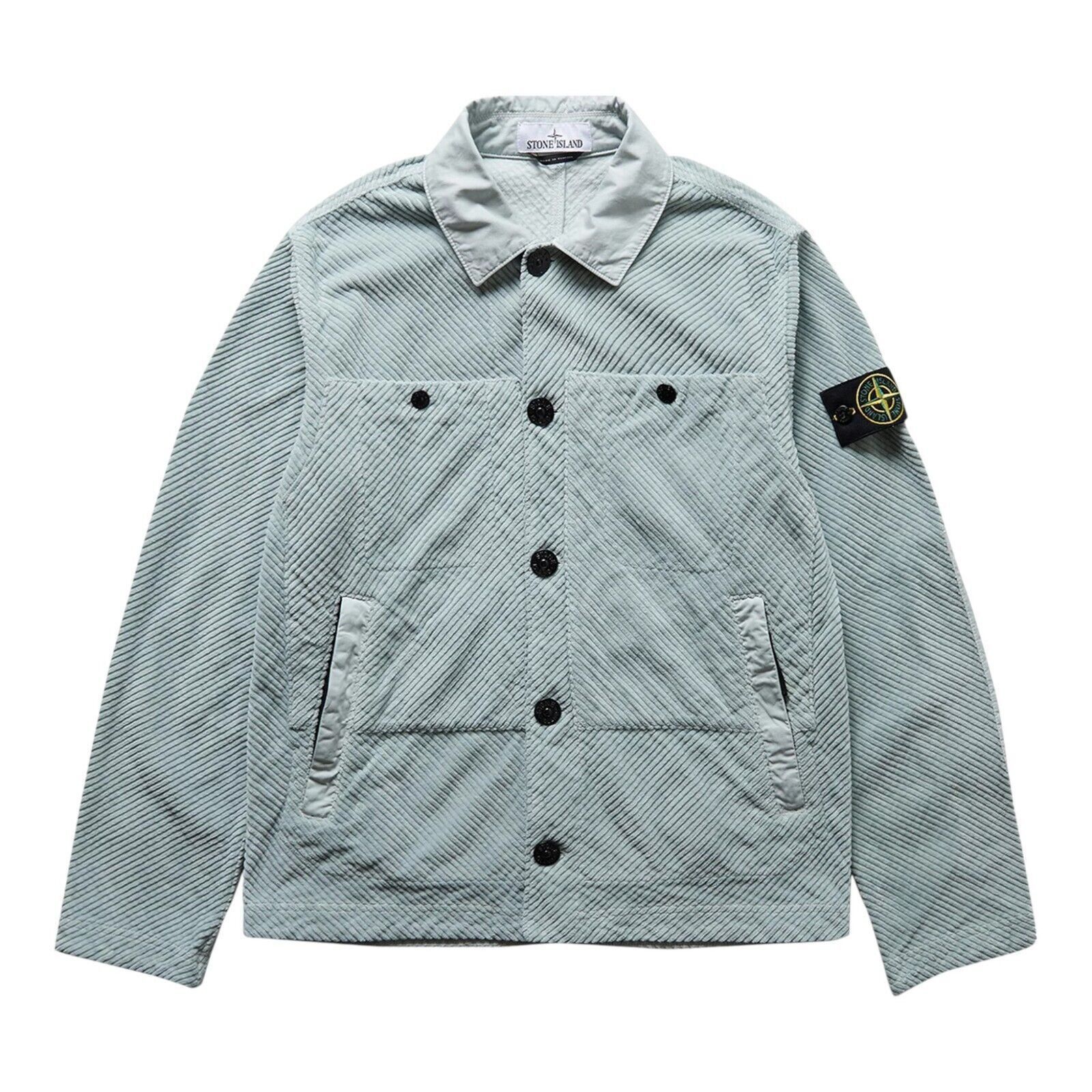 Stone Island Compass Patch Shirt/Jacket - Corduroy - White size Large Size US L / EU 52-54 / 3 - 12 Thumbnail