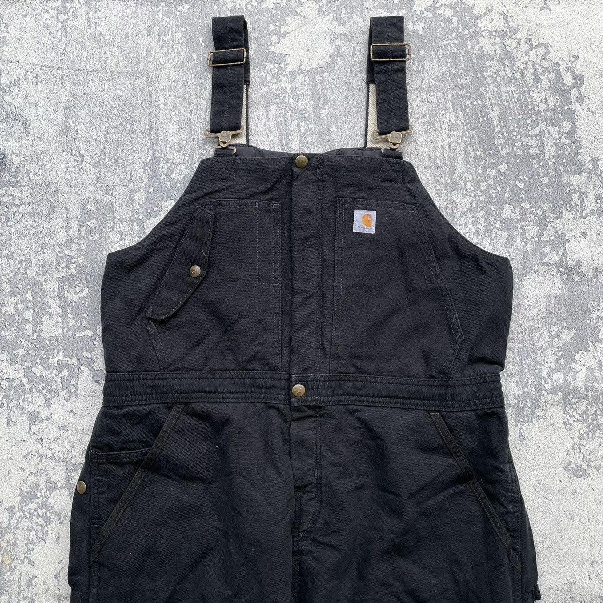 image of Overalls Carhartt Double Knee in Black, Men's (Size 36)