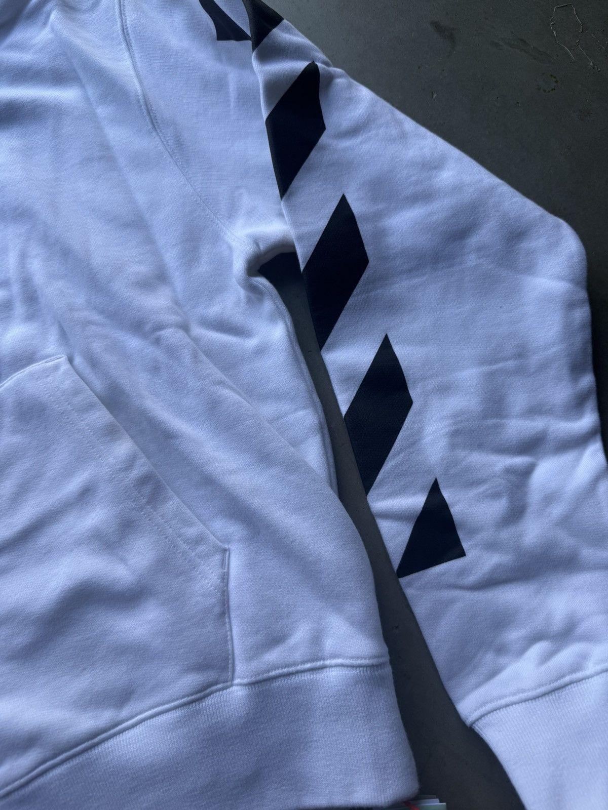 Off-White Off-White Diagonal Helvetica Oversized Hoodie White Size US S / EU 44-46 / 1 - 5 Thumbnail