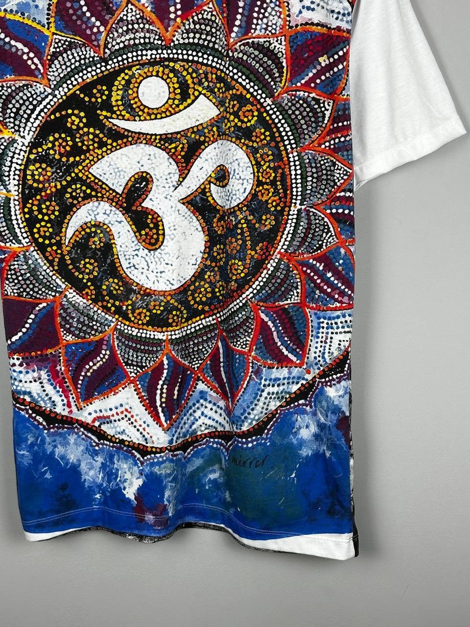 Vintage Mirror Brand Vintage Arabic Print AOP Streetwear T Shirt Size US L / EU 52-54 / 3 - 4 Thumbnail