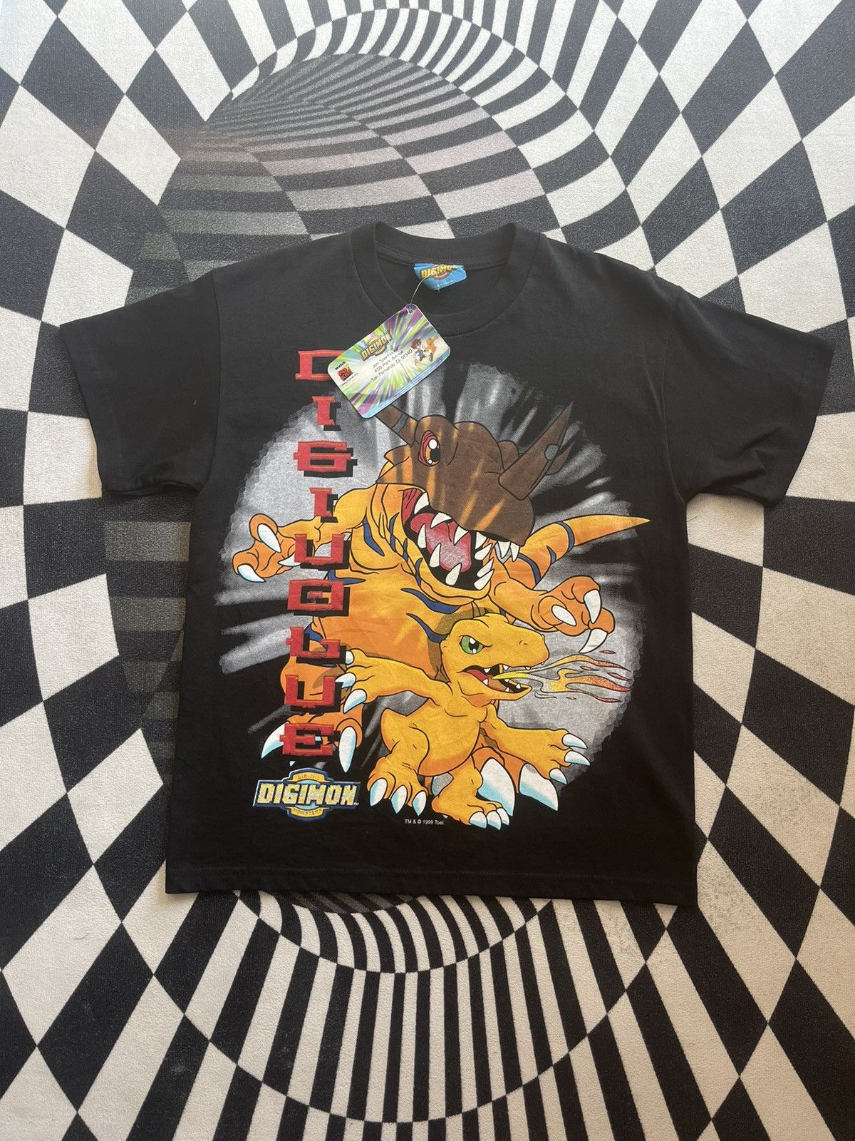 Anime Vintage DIGIMON Digital Monsters 1999’s (kid size) Tshirt Size US S / EU 44-46 / 1 - 3 Thumbnail