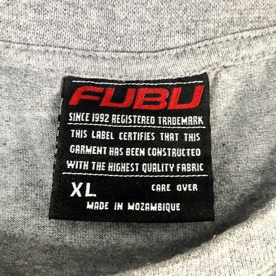 Fubu VINTAGE FUBU Jeans XCII T-Shirt Mens Gray Graffiti Graphic XL 90s Y2K Size US XL / EU 56 / 4 - 5 Thumbnail