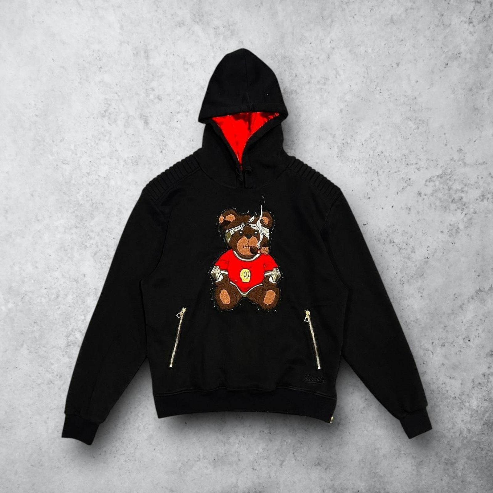 Other Makobi Teddy Bear Streetwear Style Embroidered Hoodie Size US L / EU 52-54 / 3 - 1 Thumbnail
