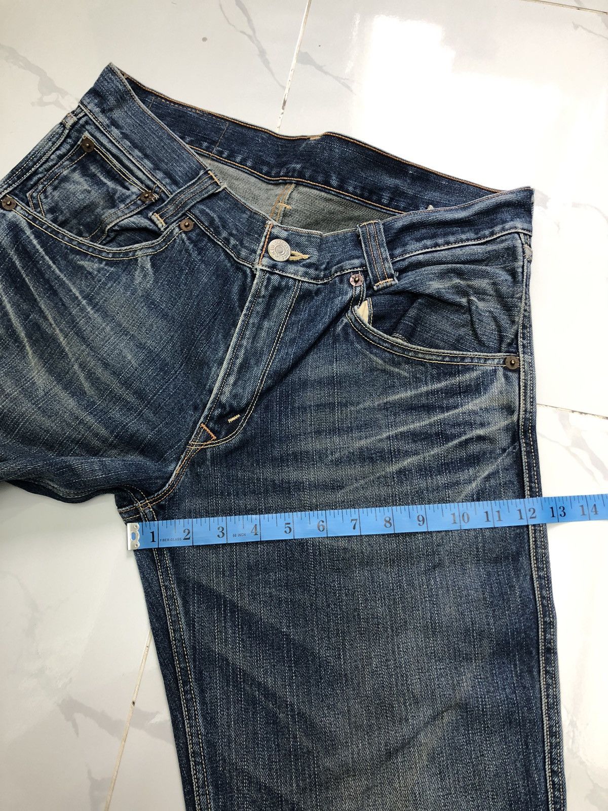 If Six Was Nine × Levi's × Levi's Vintage Clothing 🔥VINTAGE LEVIS 702 BAGGY DISTRESSED DENIM JEANS Size US 34 / EU 50 - 18 Thumbnail