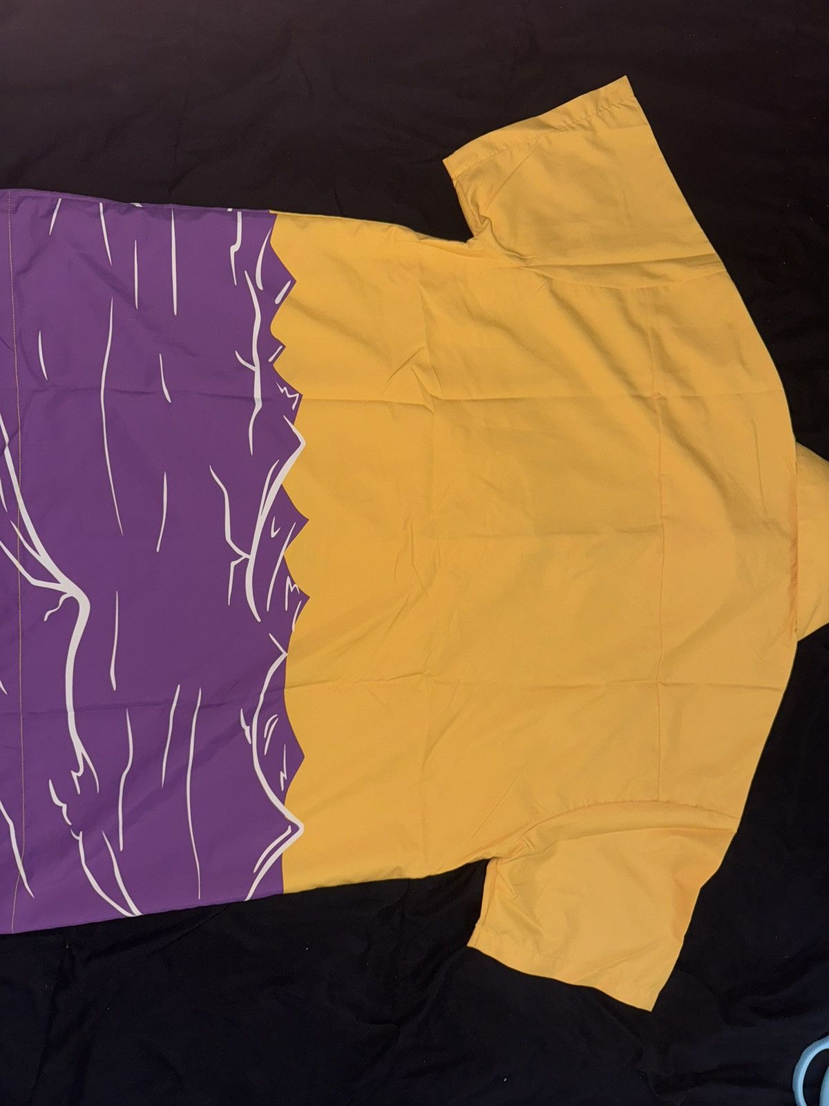 Awful Lot of Cough Syrup Yellow and Purple Graphic Shirt ALOCS destro dubbs Size US XL / EU 56 / 4 - 2 Thumbnail