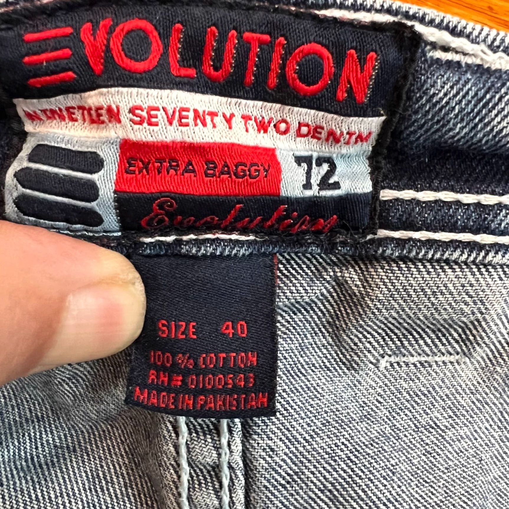 Vintage Evolution Denim Cargo Shorts Mens Size 40 Blue Regular 15in Inseam Cargo Pocket 90s Mens Size US 40 / EU 56 - 7 Thumbnail
