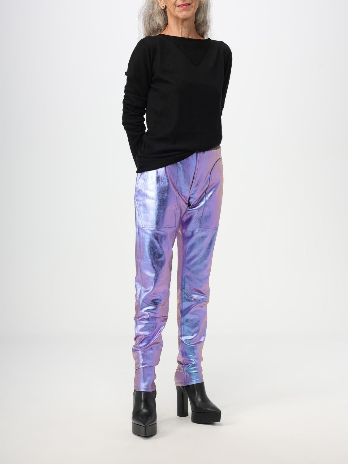 Rick Owens o1y0126 Denim Pant in Purple Size 26" / US 2 / IT 38 - 2 Thumbnail
