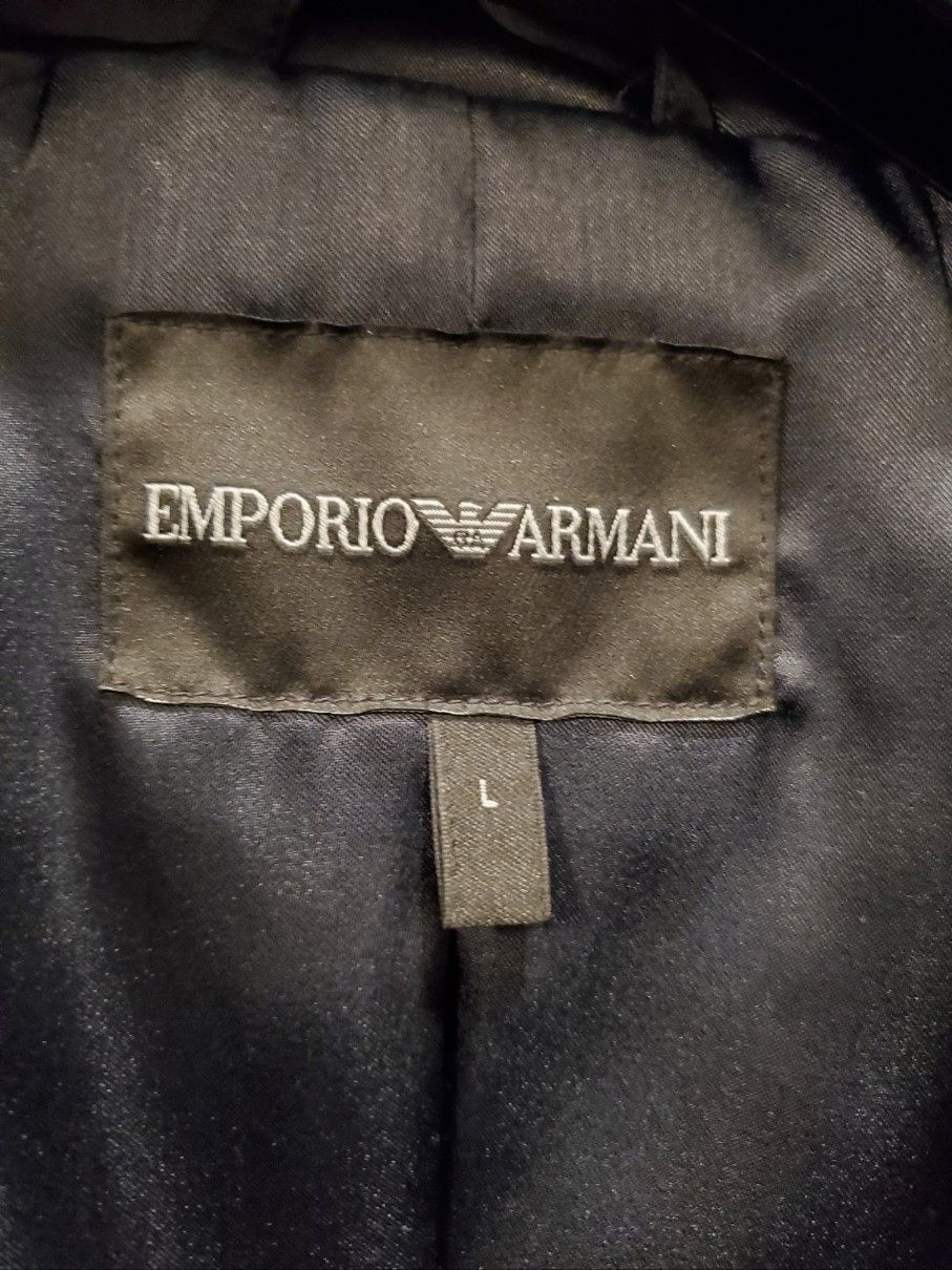 Emporio Armani Emporio Armani Satin Puffer Hood Jumper Sz L Size US L / EU 52-54 / 3 - 2 Thumbnail