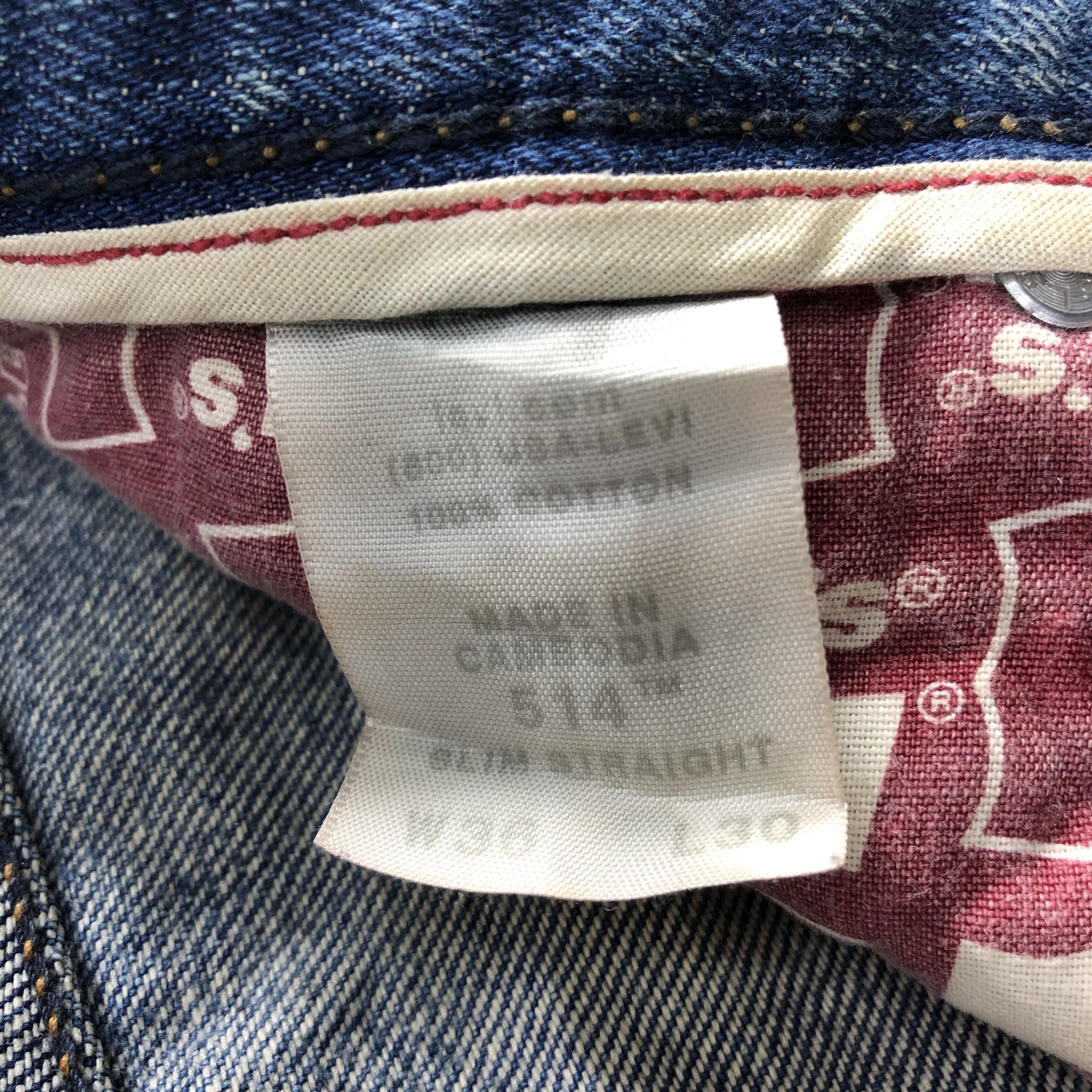 Levi's Vintage Blue Wash Levis 514 Jeans-J2292 Size US 38 / EU 54 - 15 Thumbnail