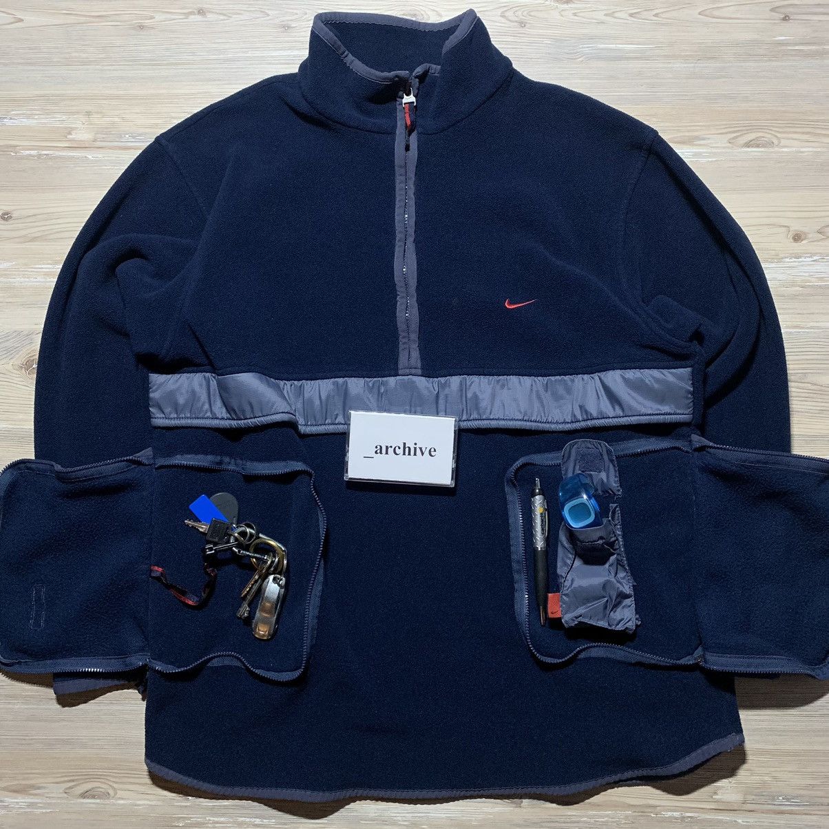 Nike Archive 2000's Nike 3D Pocket Fleece | Grailed