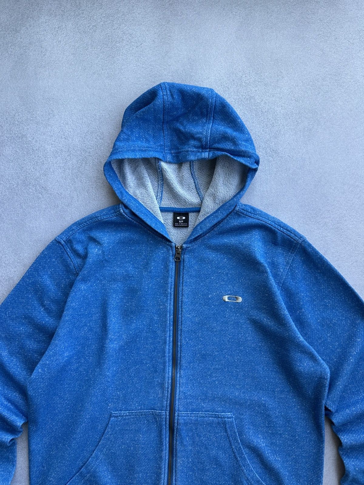 Oakley Vintage Oakley Blue Light Zip Hoodie Mens Sz S Size US S / EU 44-46 / 1 - 7 Thumbnail