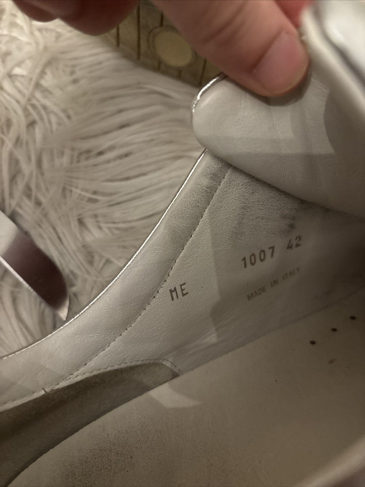Dior Dior Homme AW07 "Navigate" Silver Metallic Velcro Sneakers Size US 8.5 / EU 41-42 - 6 Thumbnail