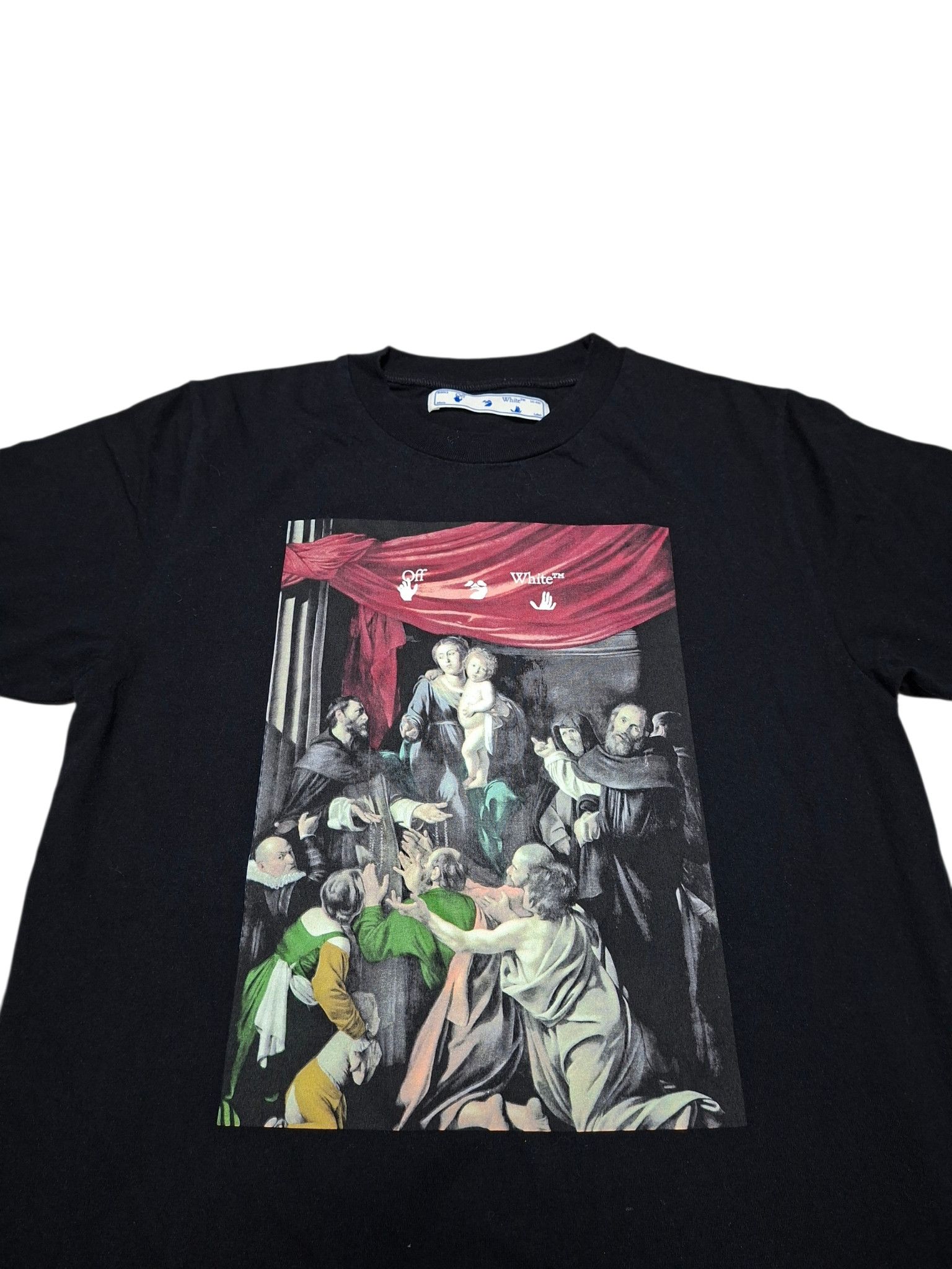Off-White OFF WHITE RARE LUXURY VIRGIL ABLOH ART TEE Size US M / EU 48-50 / 2 - 2 Thumbnail