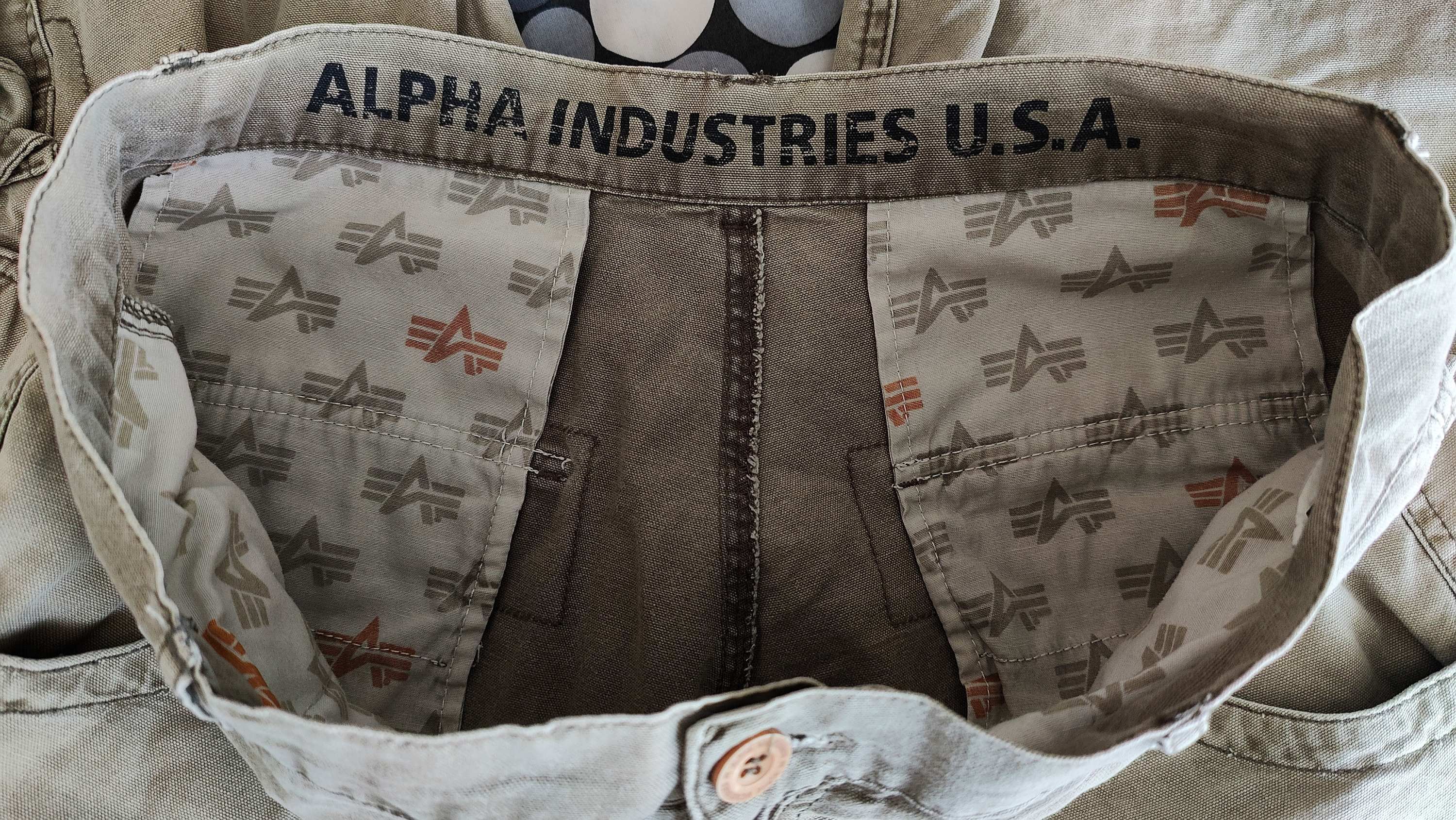 Alpha Industries × Vintage Alpha Industries USA 59 Vintage Multi Pocket Cargo Pants W34 Size US 34 / EU 50 - 10 Thumbnail