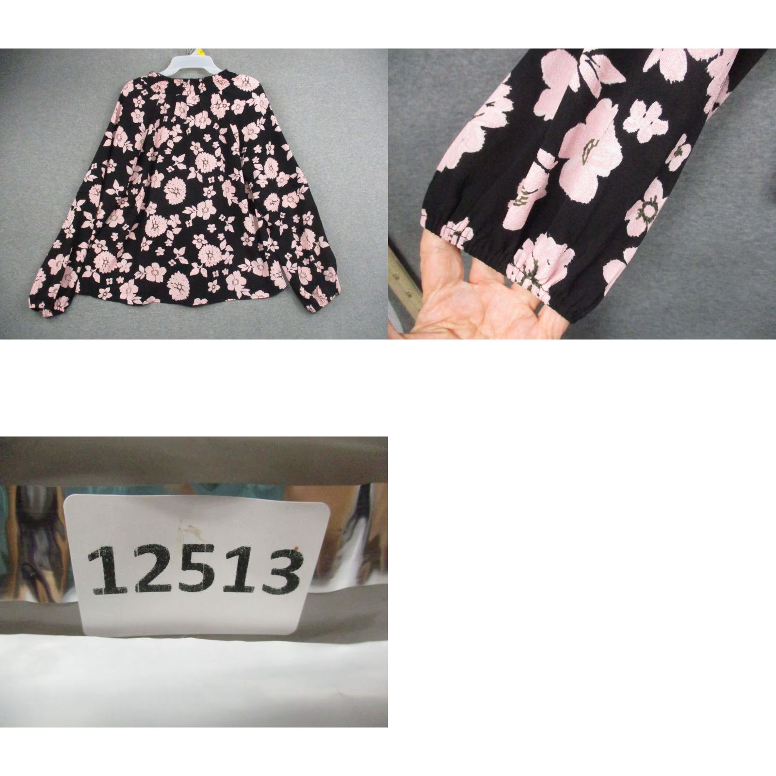 Sanctuary Social Standard by Sanctuary Long Sleeve Peasant Top Floral NWT Pink M Womens Blouse Size M / US 6-8 / IT 42-44 - 8 Thumbnail