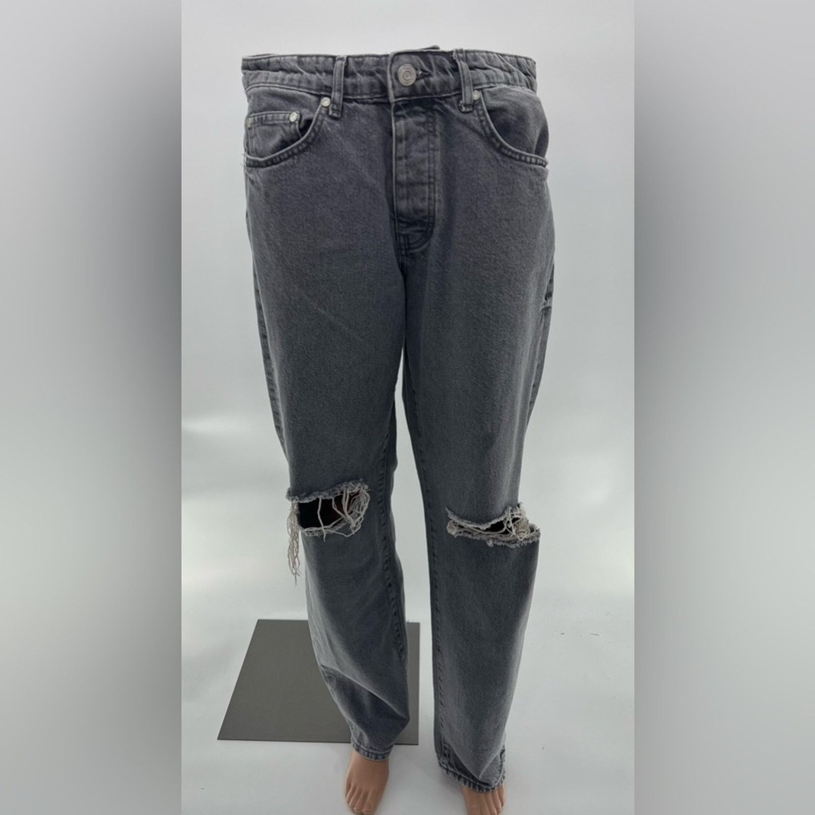 & Other Stories Boohoo Man Distressed Ripped Jeans Size 32 Size US 32 / EU 48 - 1 Thumbnail