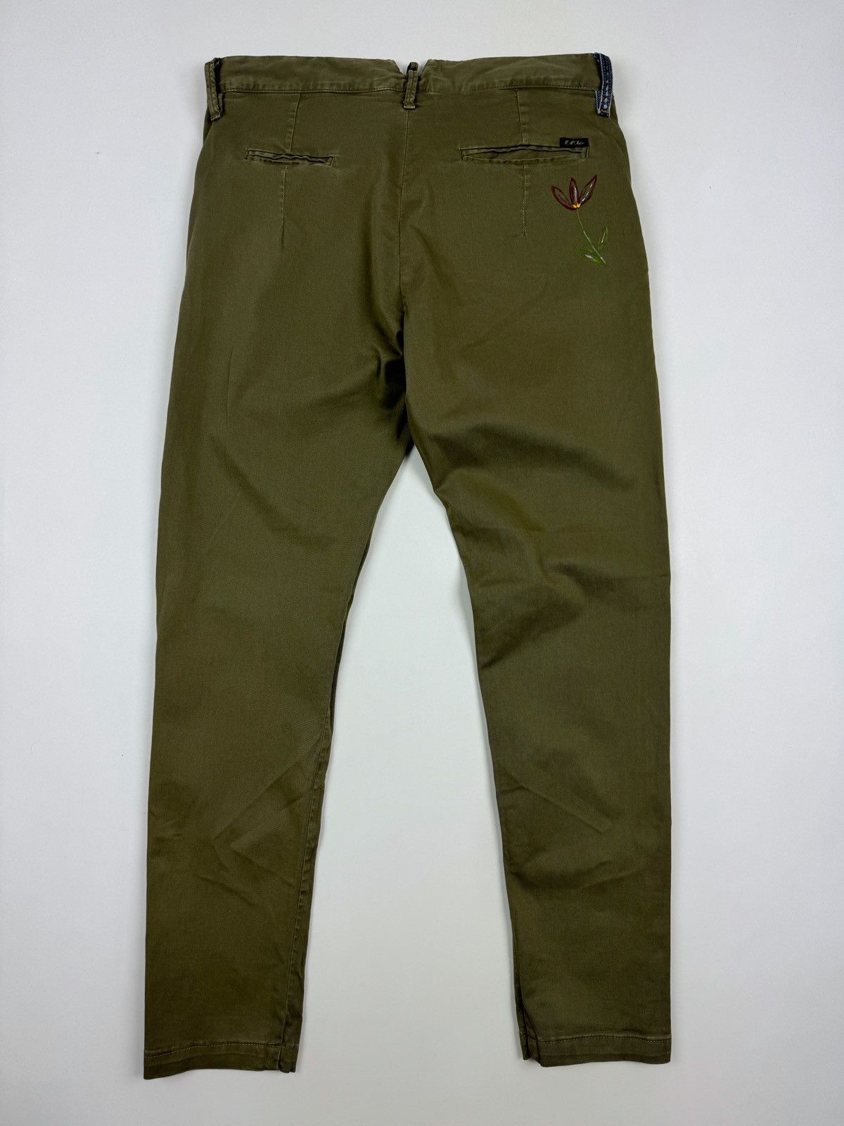Designer Maurizio Massimino Front Pockets Designer Chino Pants Size US 34 / EU 50 - 12 Thumbnail