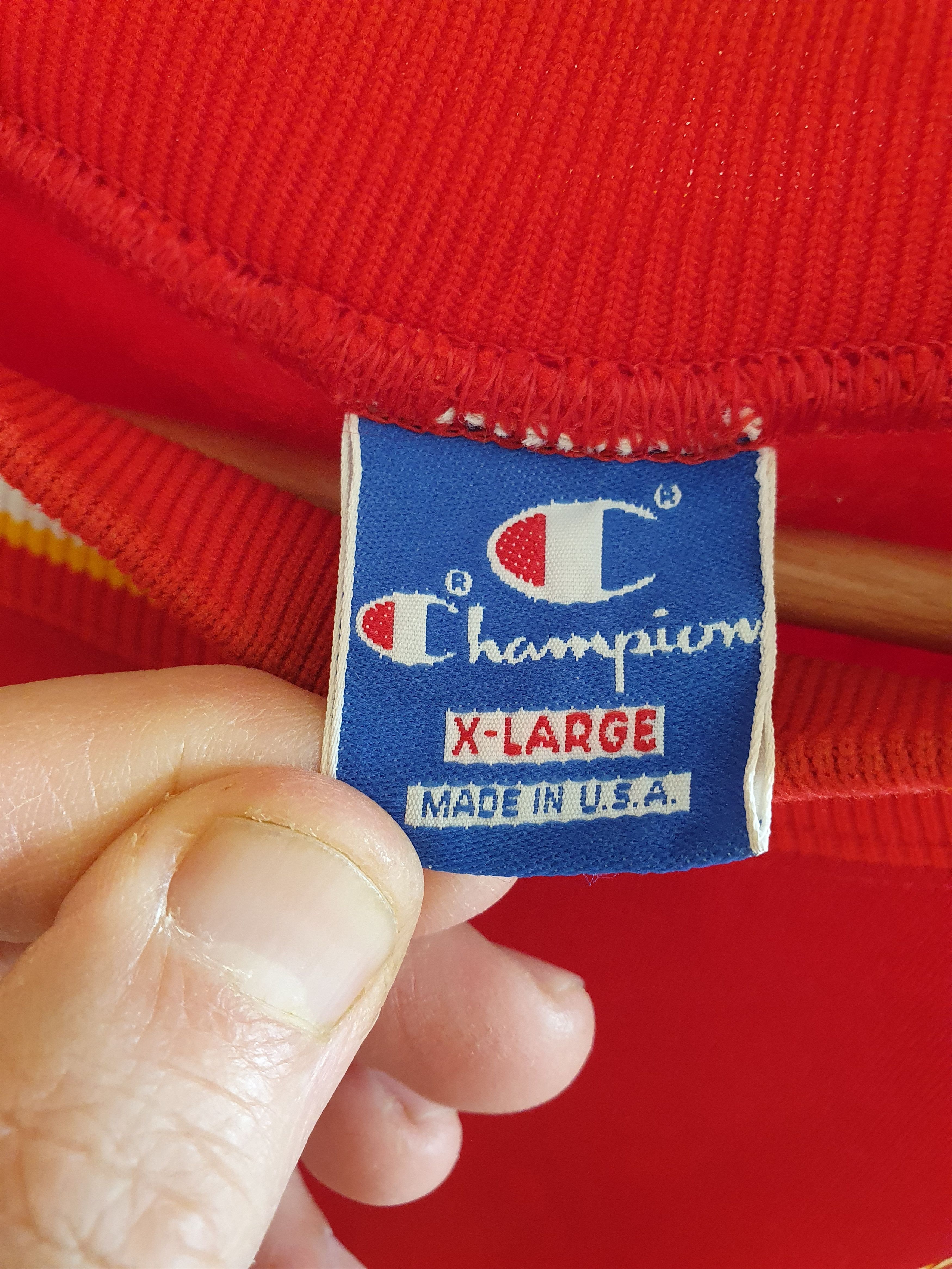 Champion × Vintage Champion Blue Tag Vtg Made in USA Sweatshirt New Bedford XL Size US XL / EU 56 / 4 - 3 Thumbnail