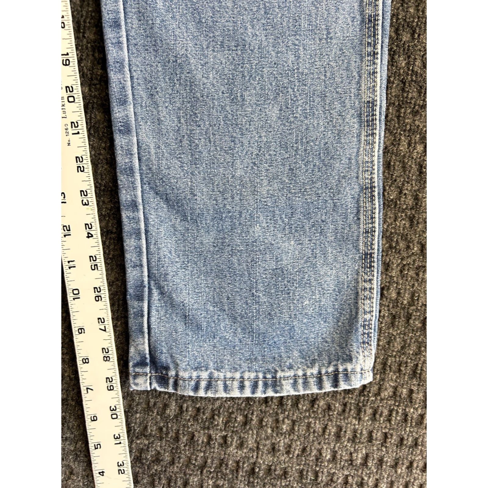 Wrangler VINTAGE Wrangler Jeans Denim 32 x 30 Relaxed Regular Men 90s Grunge Y2K Blue Denim 5-Pocket Design Jeans Size US 32 / EU 48 - 6 Thumbnail