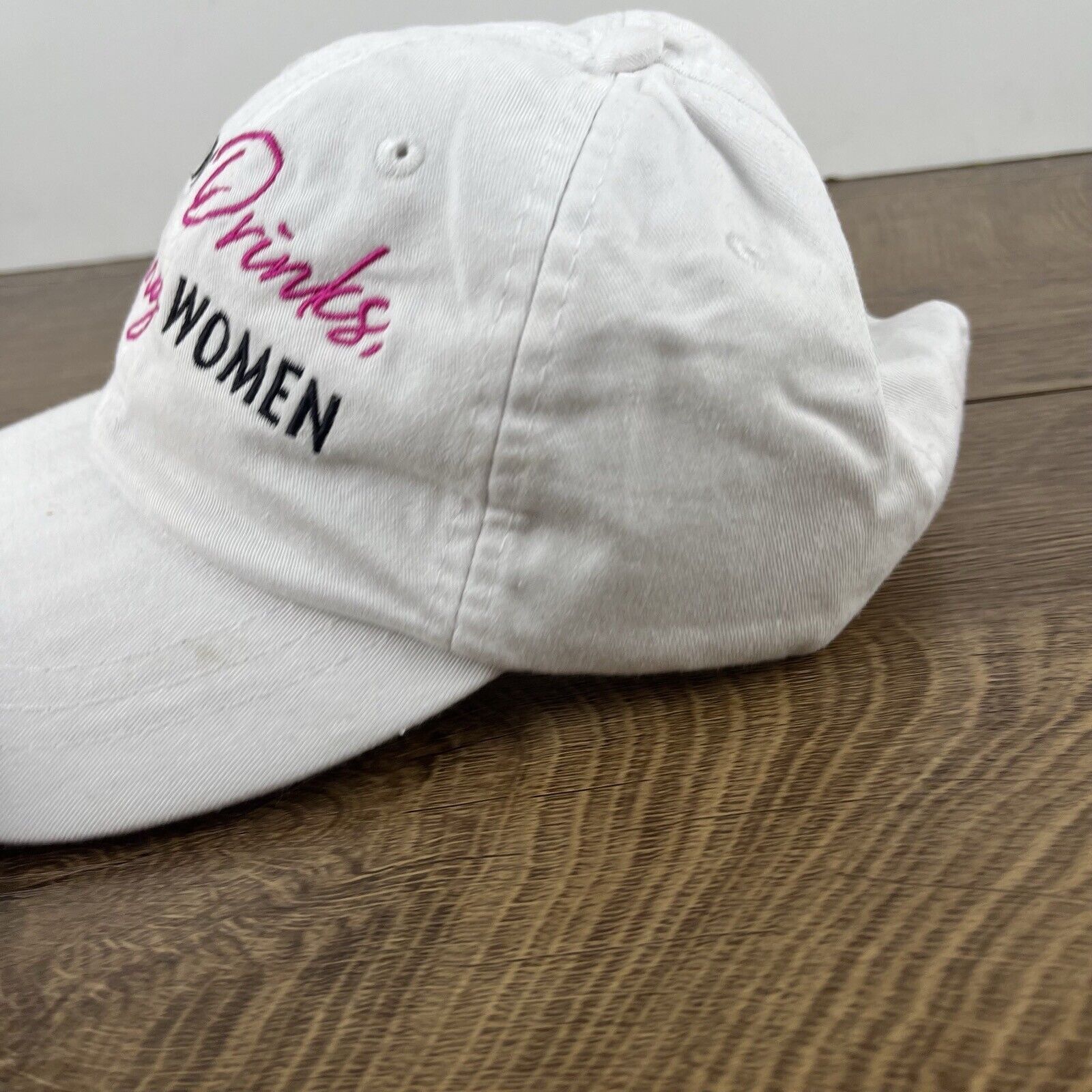 Other Strong Drinks Strong Women Hat White Hat Adjustable White Ad Size ONE SIZE - 8 Thumbnail