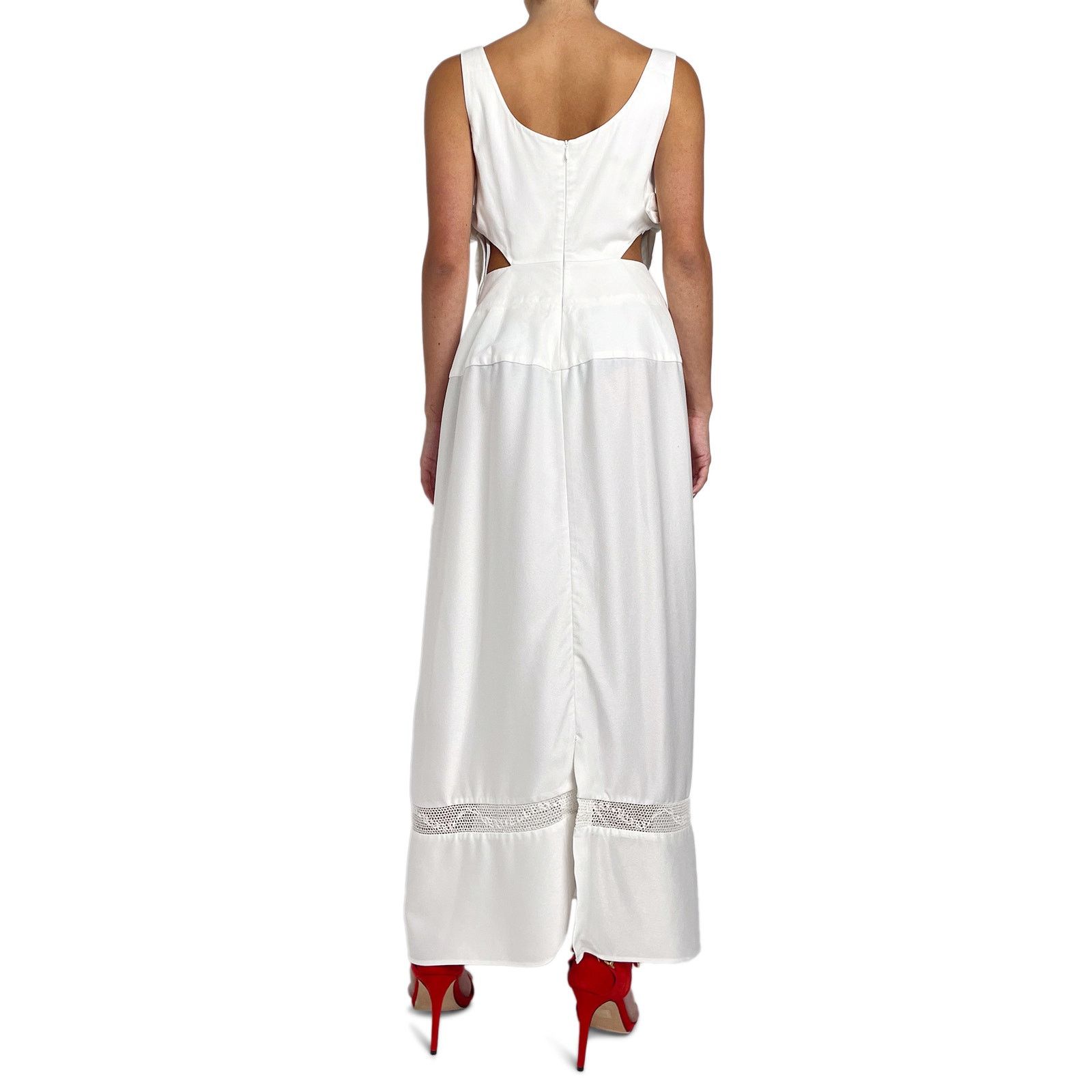 ELLERY White Cut Out Dress Size M / US 6-8 / IT 42-44 - 6 Thumbnail