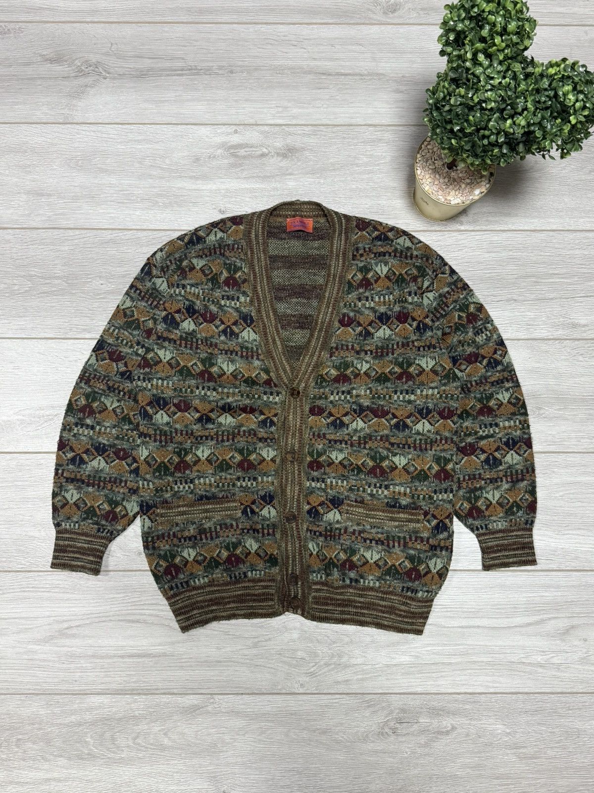 Missoni Missoni Example Abstract Multicolor Knitted Sweater S Size US S / EU 44-46 / 1 - 1 Thumbnail