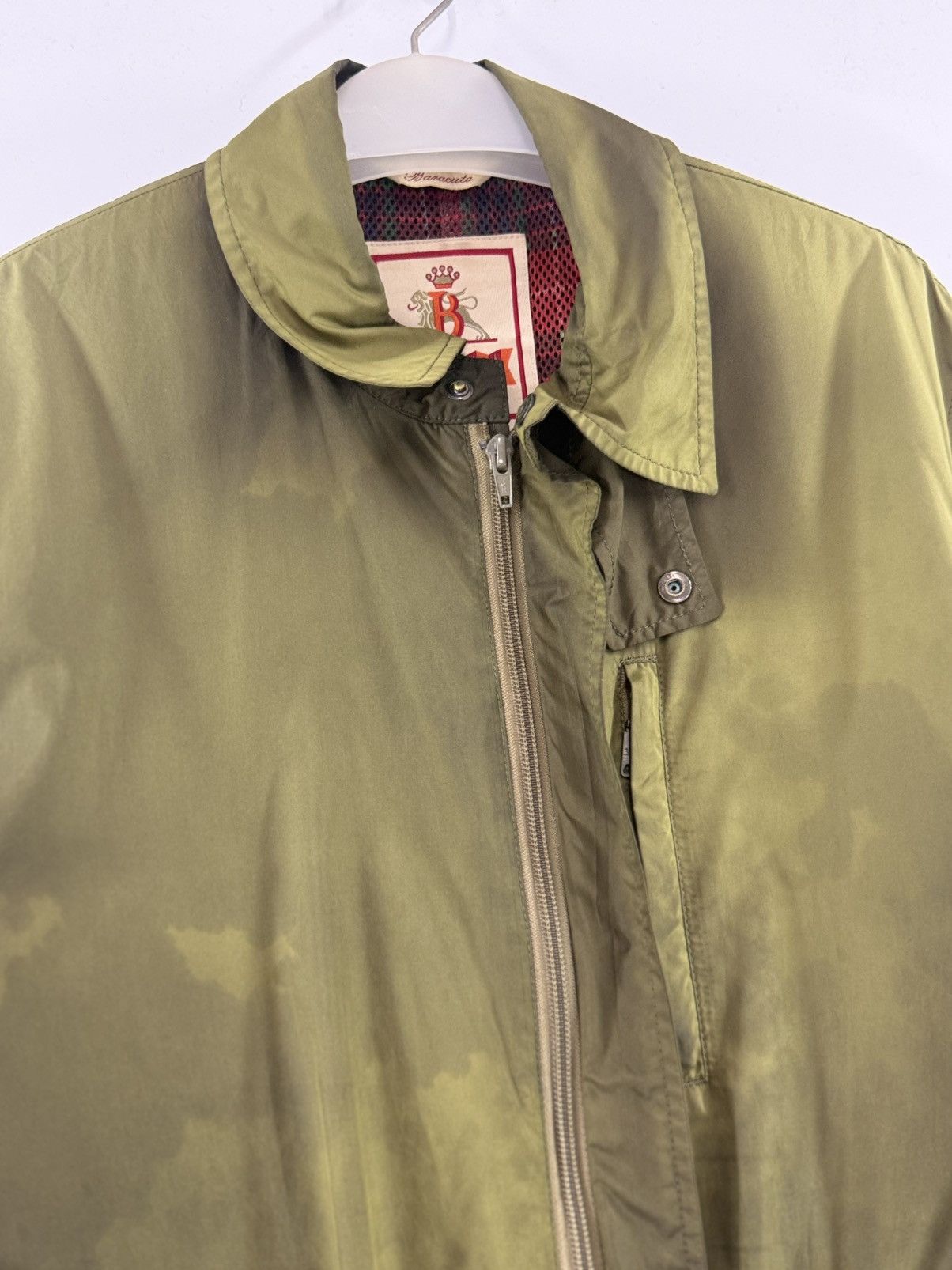 Baracuta 🔥 Baracuta ENGLAND Olmetex Very Distressed Light Jacket -M Size US S / EU 44-46 / 1 - 12 Thumbnail