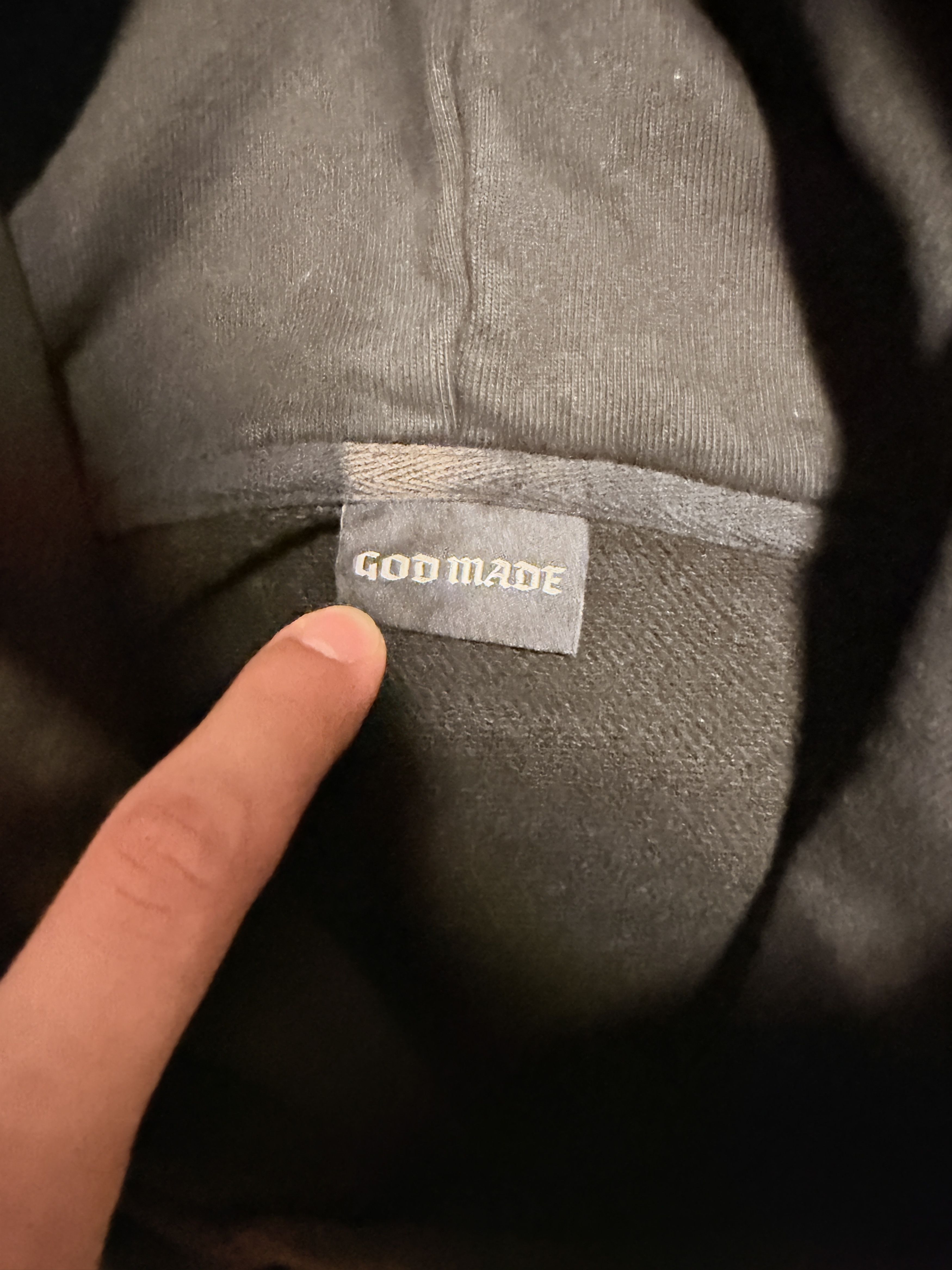 GodMade clo Godmade GM Logo Hoodie Washed Black Size US XL / EU 56 / 4 - 2 Thumbnail
