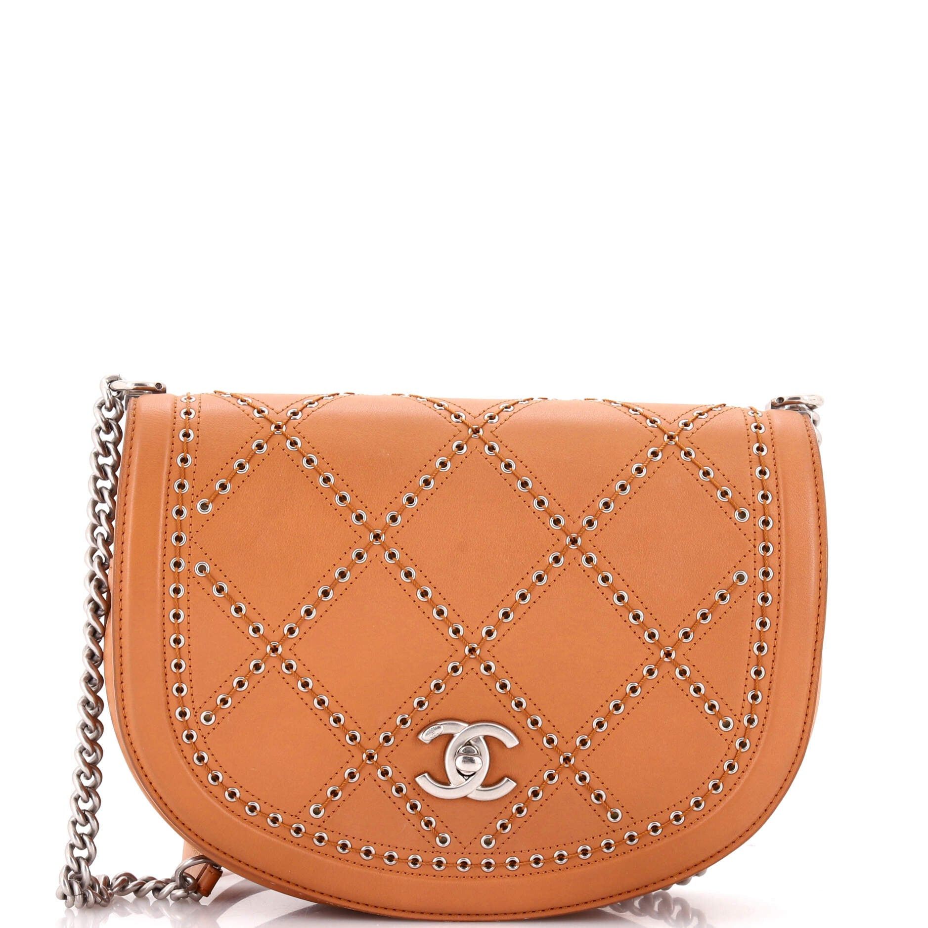 Chanel Coco Eyelets Round Flap Bag Size ONE SIZE - 1 Thumbnail