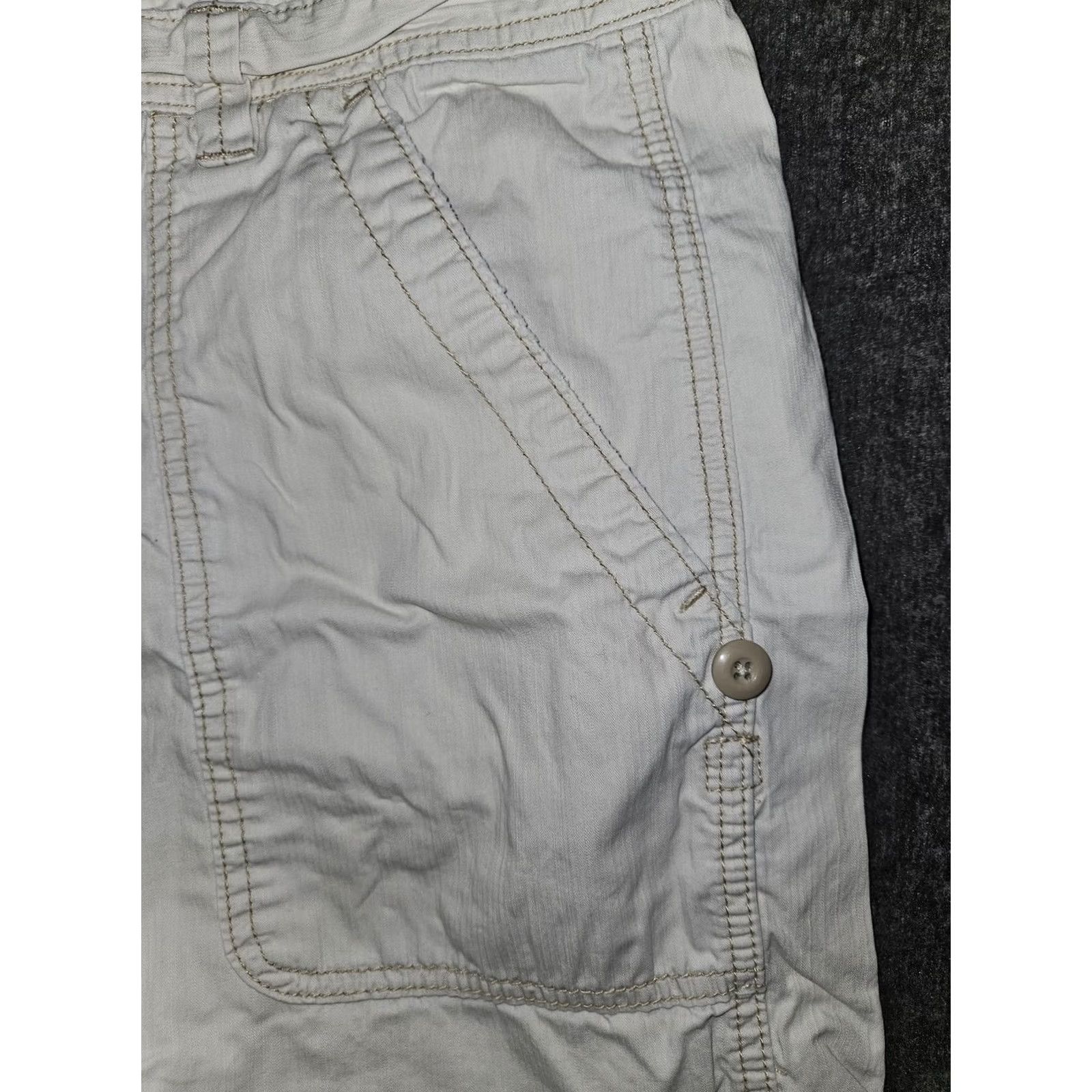 Ralph Lauren VINTAGE Polo Jeans Co Ralph Lauren Shorts Womens 14 White Cargo Twill 7 Inch Relaxed Size 36" / US 14 / IT 50 - 7 Thumbnail
