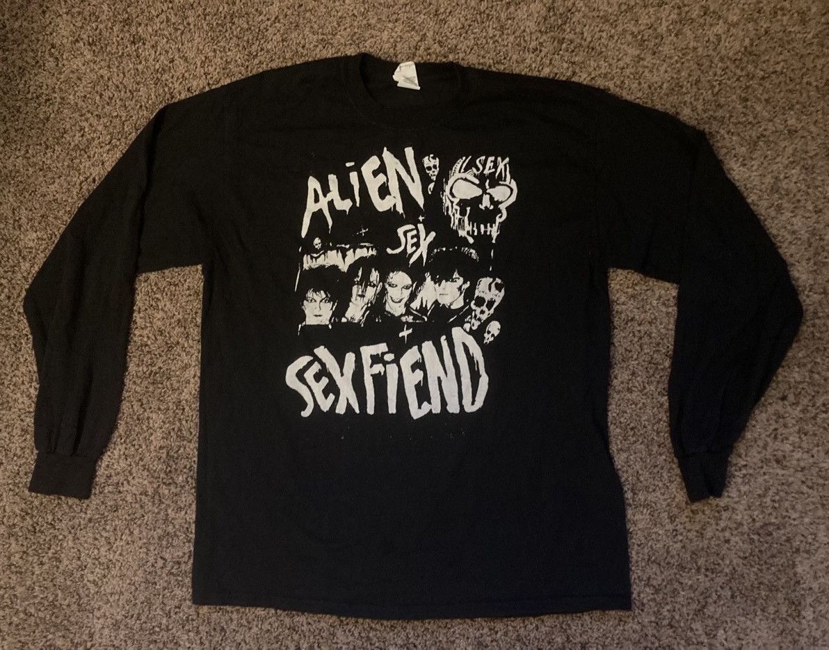 Designer × Vintage Vintage Alien Sex Fiend Long-sleeve Shirt Size US L / EU 52-54 / 3 - 2 Thumbnail