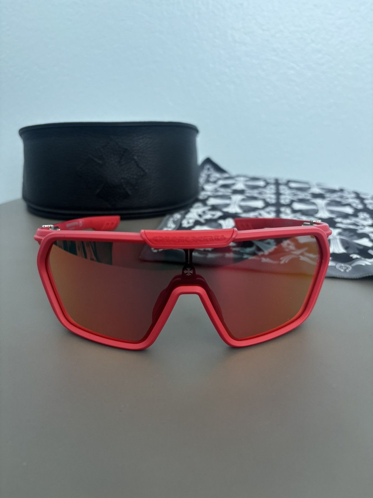 Chrome Hearts U CNT SEE ME STEEZY RED CHROME HEARTS SUNGLASSES Size ONE SIZE - 3 Thumbnail