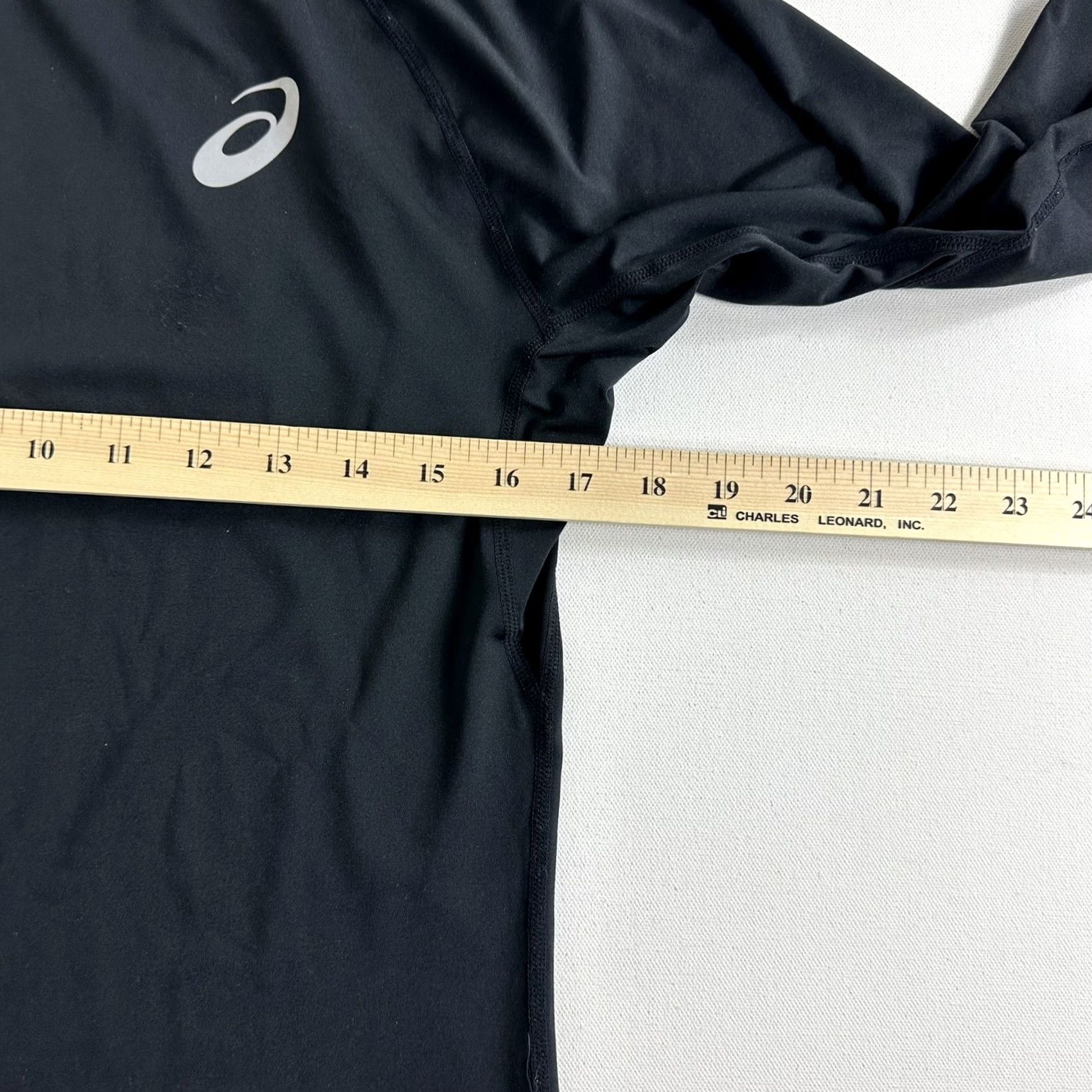 Asics ASICS Shirt Womens L Black Crewneck Long Sleeve Running Active Athletic Gym Train Size L / US 10 / IT 46 - 7 Thumbnail