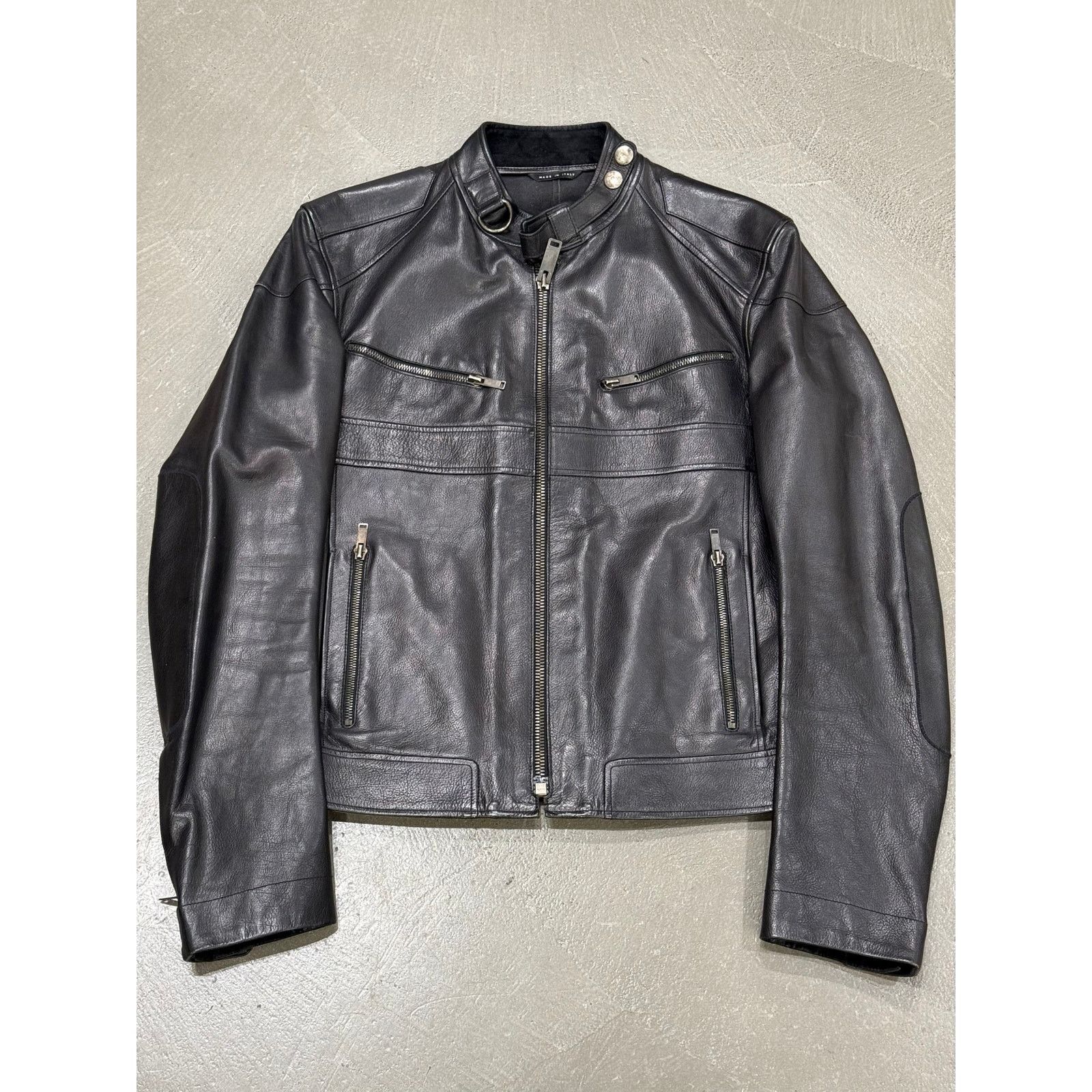 Gucci × Tom Ford FW98 Gucci Tom Ford Runway Leather Biker Jacket