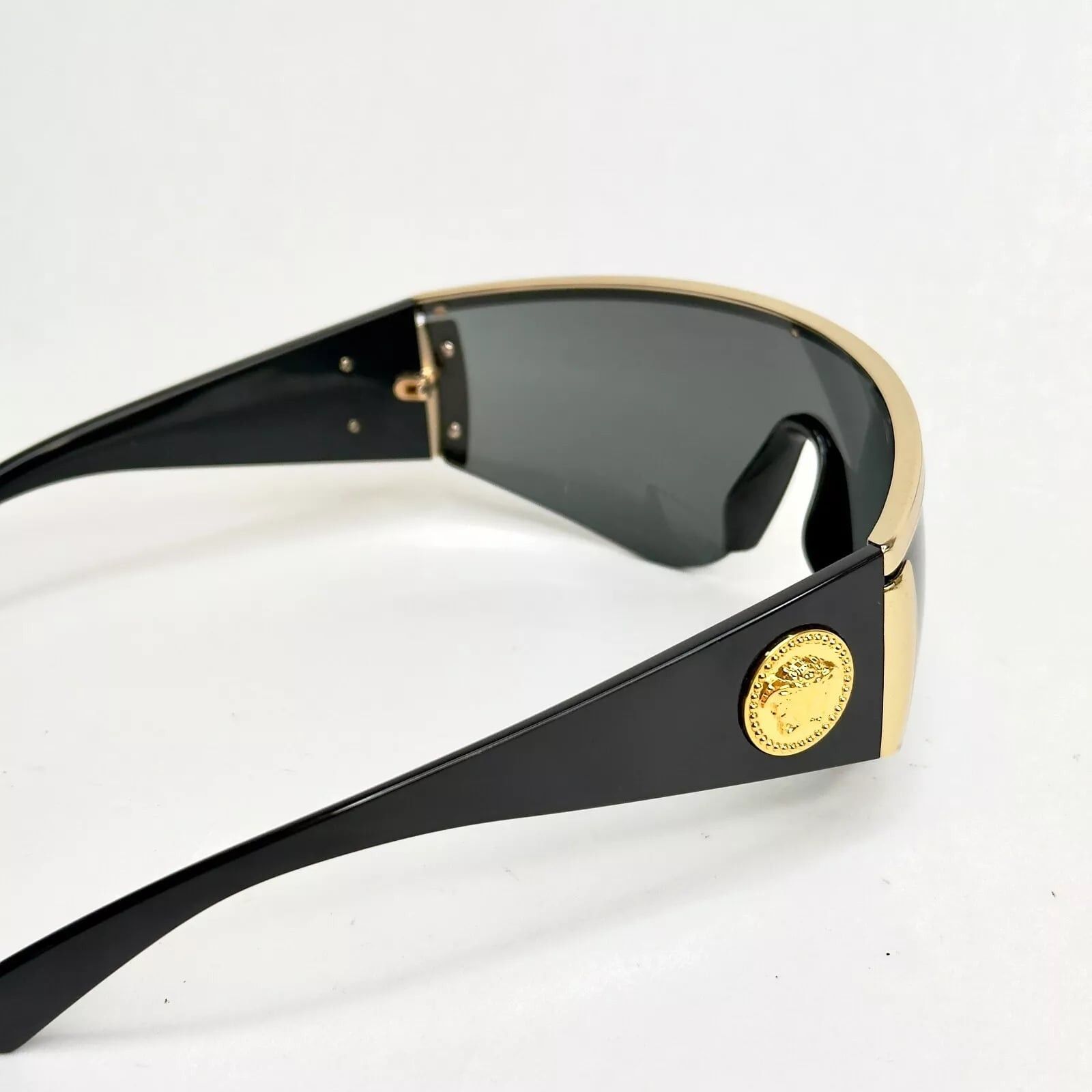 Versace VERSACE TRIBUTE SHIELD Black 2197 VE2197 Unisex Sunglasses Size ONE SIZE - 4 Thumbnail
