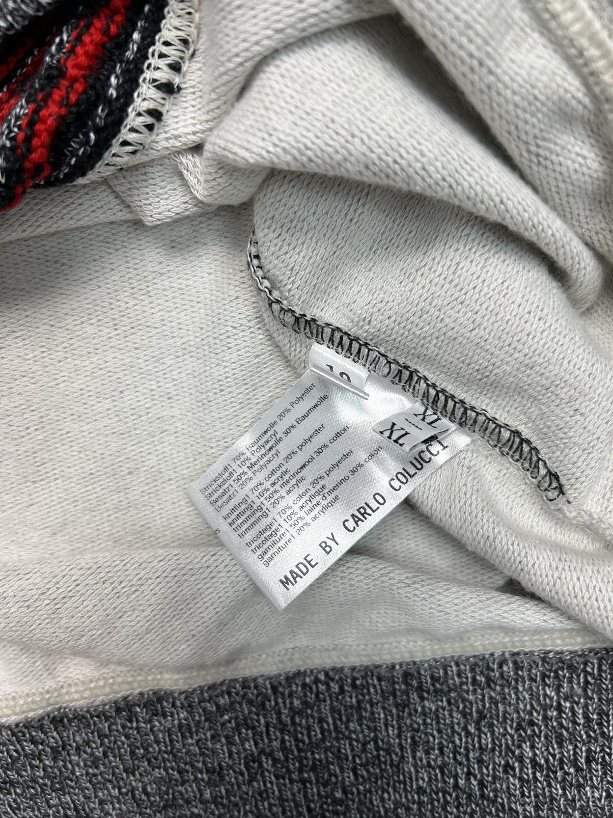 Carlo Colucci Sweater Carlo Colucci Limited Edition cotton half zip Size US XL / EU 56 / 4 - 5 Thumbnail