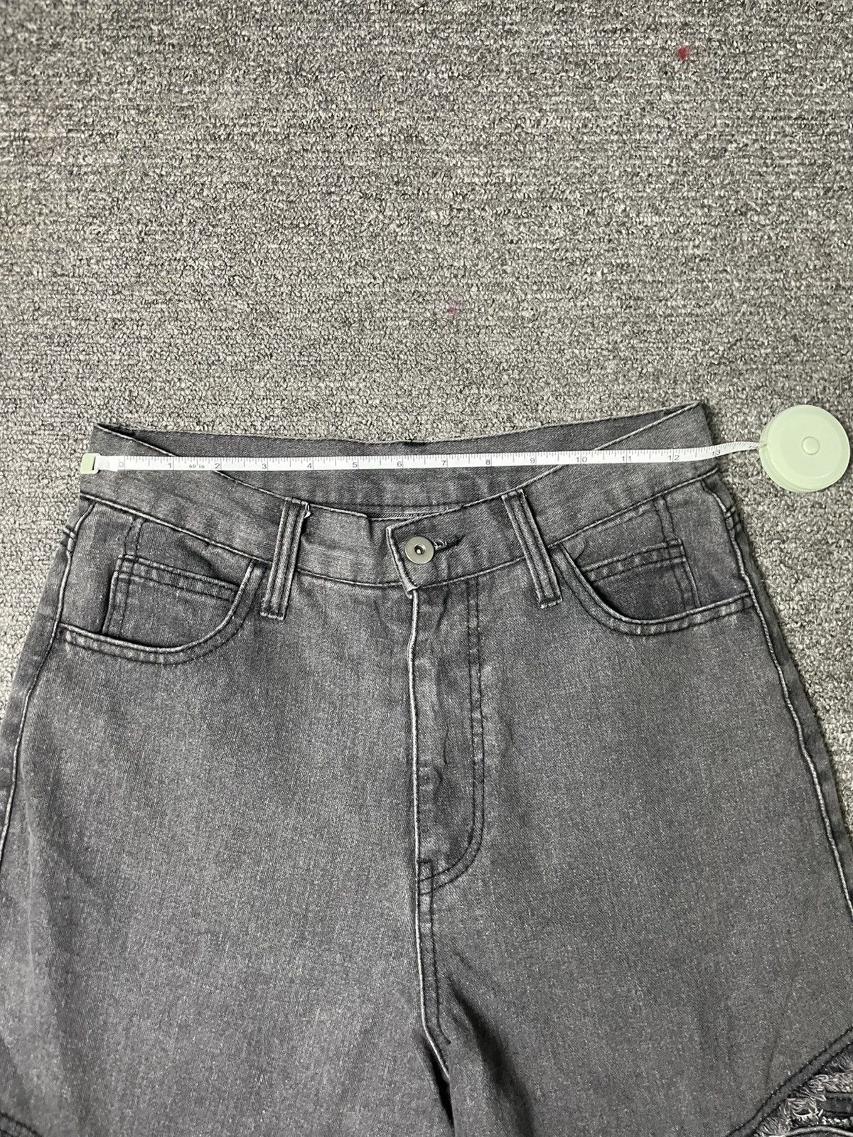 The Unbranded Brand ADD Colour Brand Cut-Out Wide Leg Jeans (62) Size 26" / US 2 / IT 38 - 7 Thumbnail