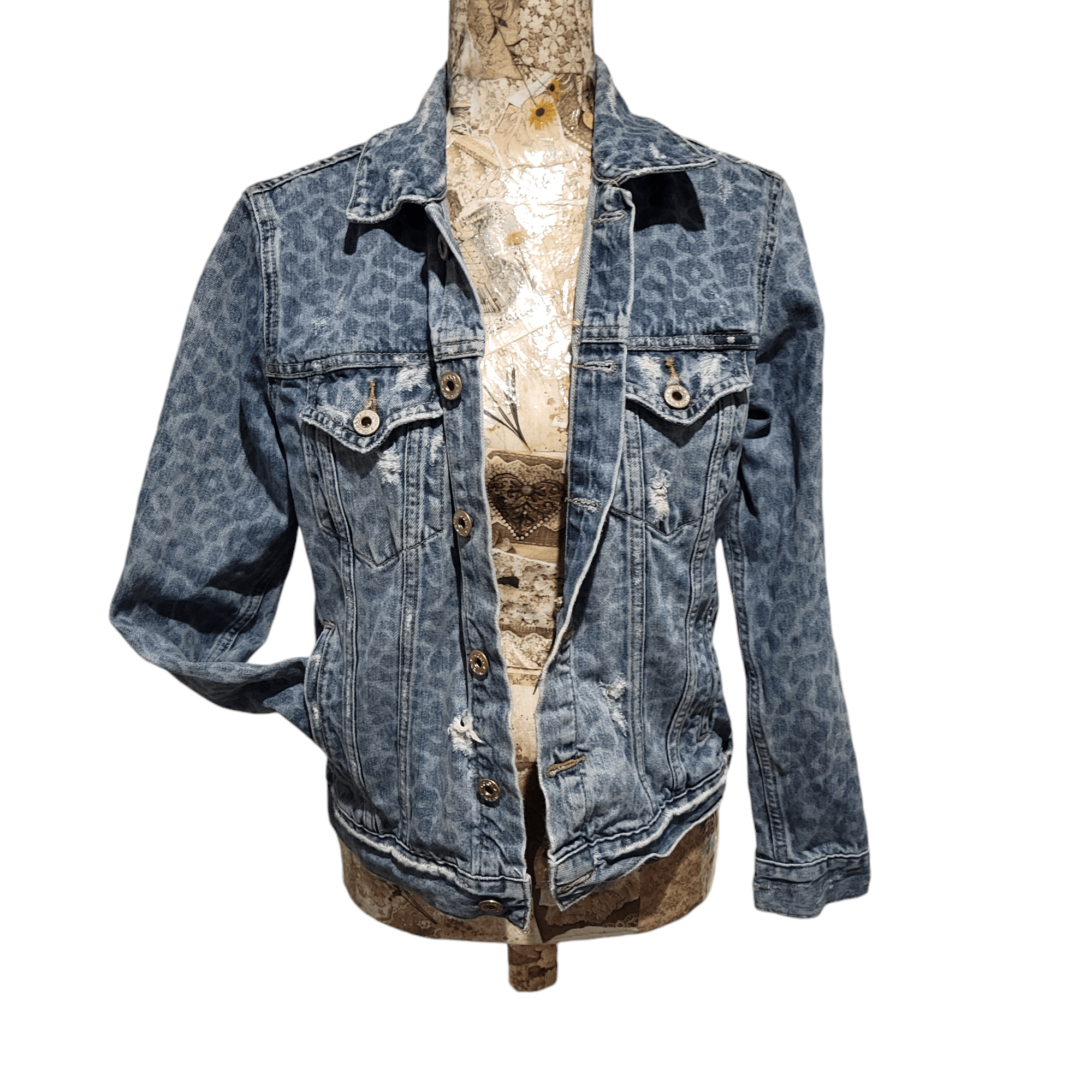 Lucky Brand Lucky Brand The Tomboy Trucker Blue Jean Jacket Size M / US 6-8 / IT 42-44 - 4 Thumbnail