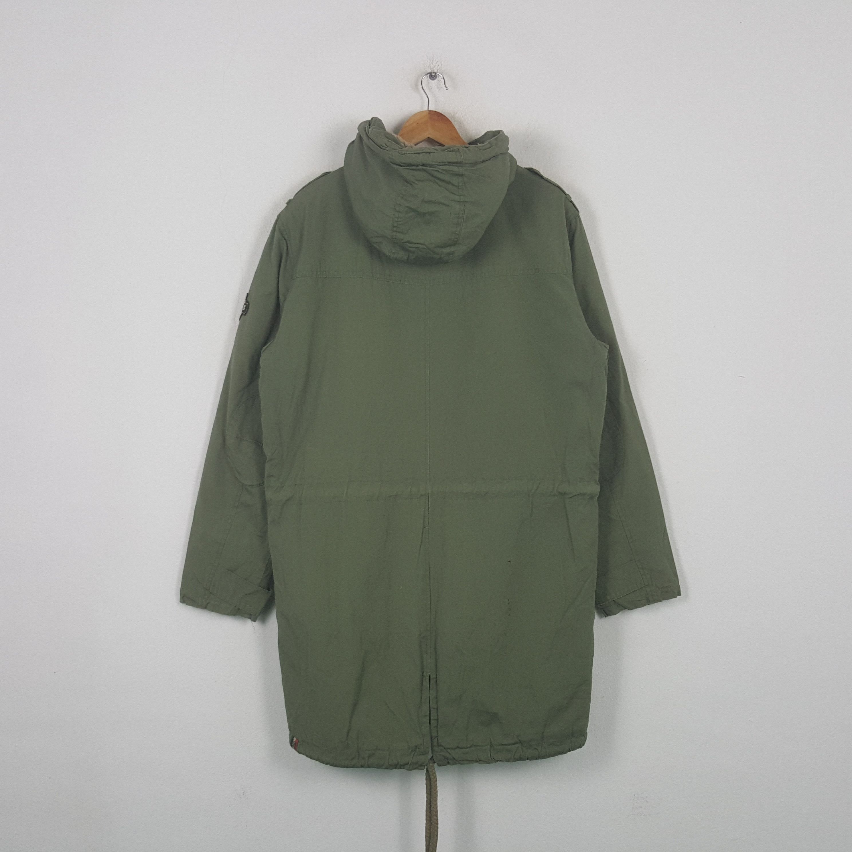 Tommy Hilfiger Vintage Hilfiger Denim NYS US Military Parka Jacket RR21 Size US L / EU 52-54 / 3 - 3 Thumbnail