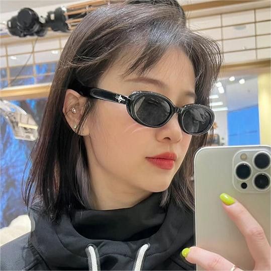 VIBE Vintage Street ins style custom avant-garde sunglasses Size ONE SIZE - 5 Thumbnail