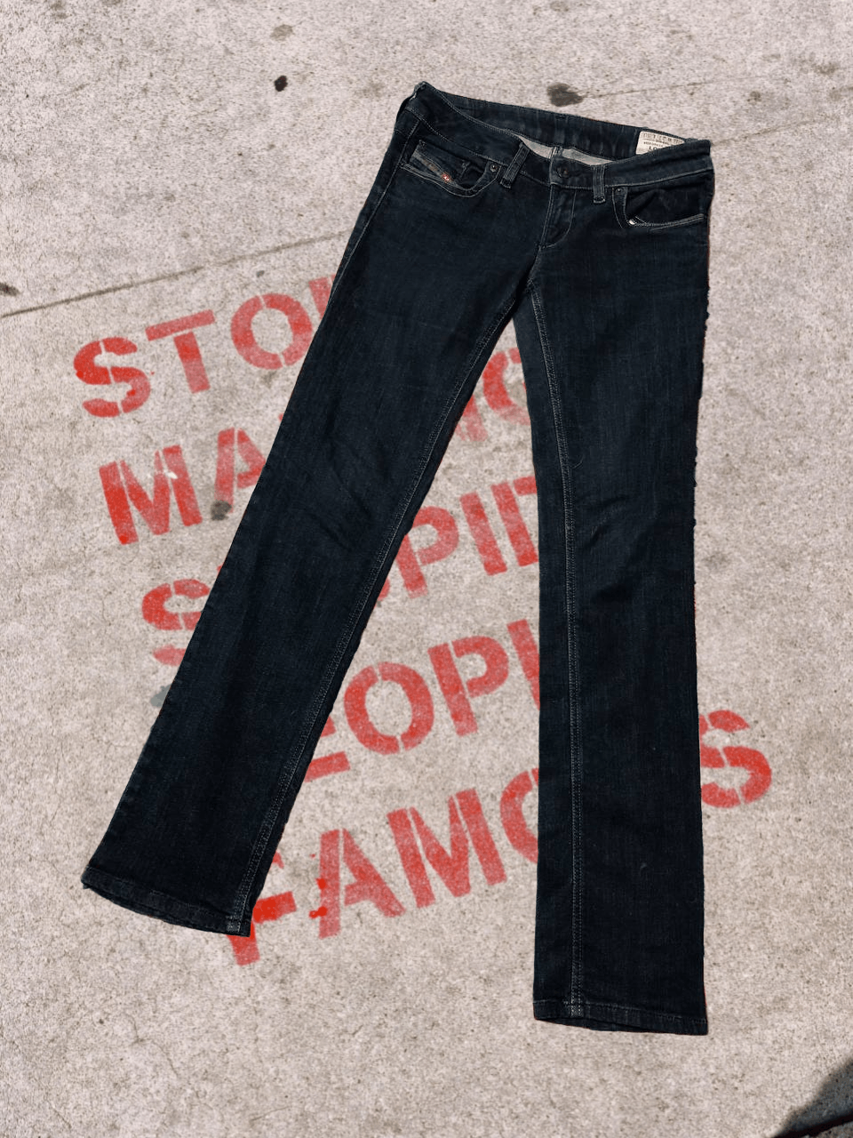 Diesel DIESEL Women Lowky Regular Slim Straight Stretch Jeans Size 27" / US 4 / IT 40 - 1 Thumbnail