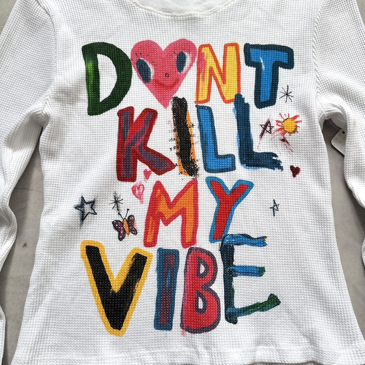 Hysteric Glamour Cute Free People x Midnight Rider Waffle Knit Long Sleeve Size S / US 4 / IT 40 - 3 Thumbnail