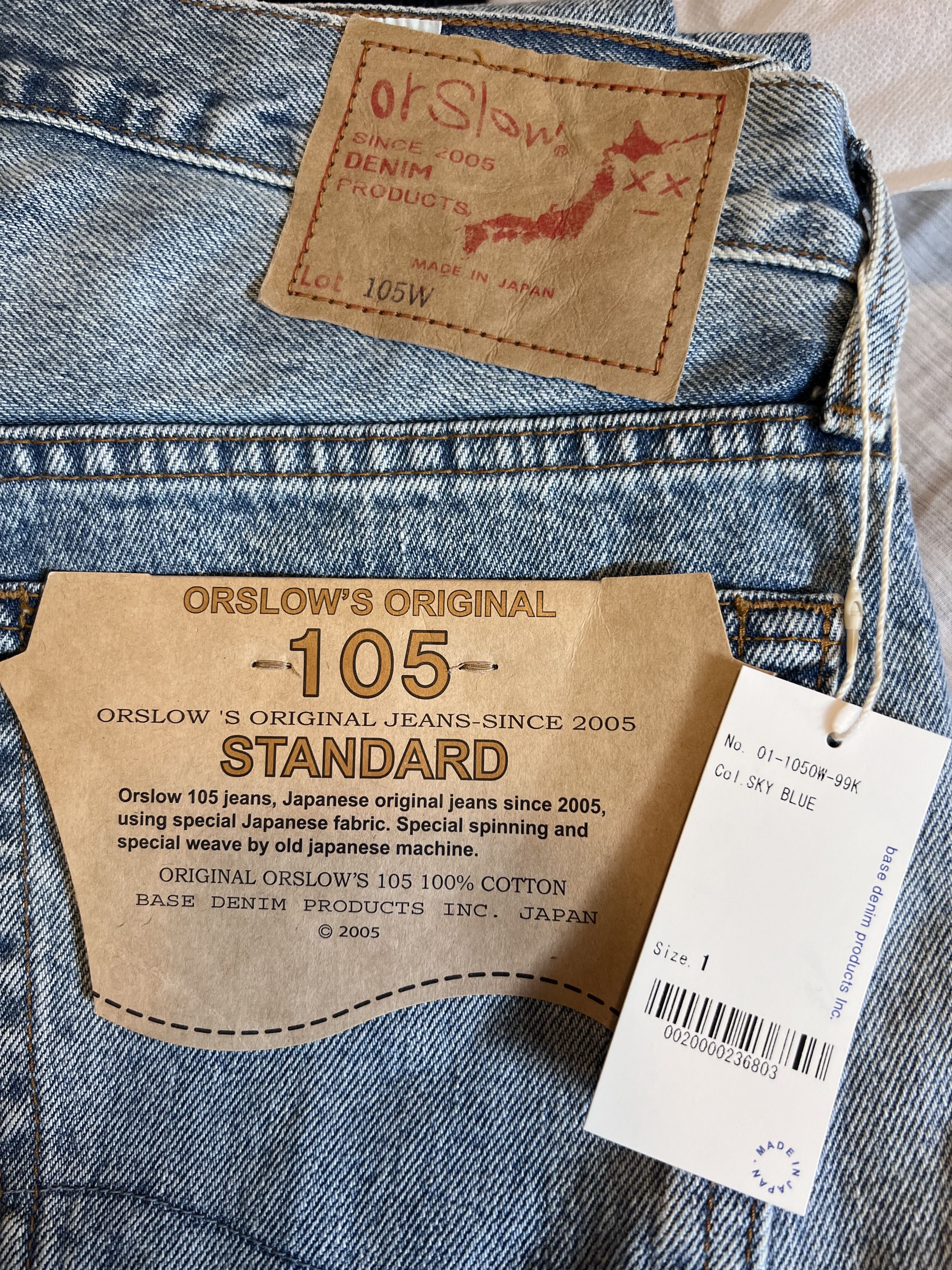 Orslow Orslow 105 Straight Leg Jeans Size US 30 / EU 46 - 3 Thumbnail