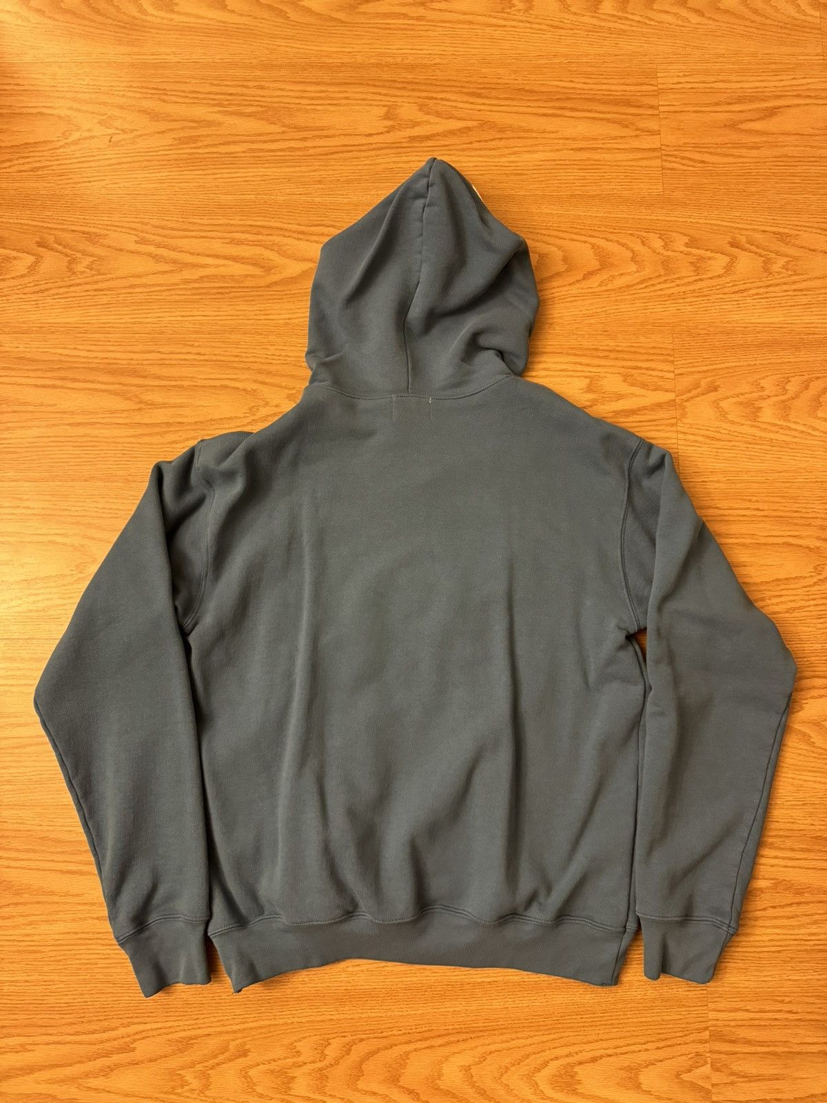 Warren Lotas Warren Lotas Indigo Skull Zip Distressed Hoodie Size US M / EU 48-50 / 2 - 2 Thumbnail