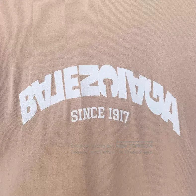 Balenciaga Balenciaga Logo Printed Round Neck Short Sleeve T-Shirt Size US S / EU 44-46 / 1 - 5 Thumbnail
