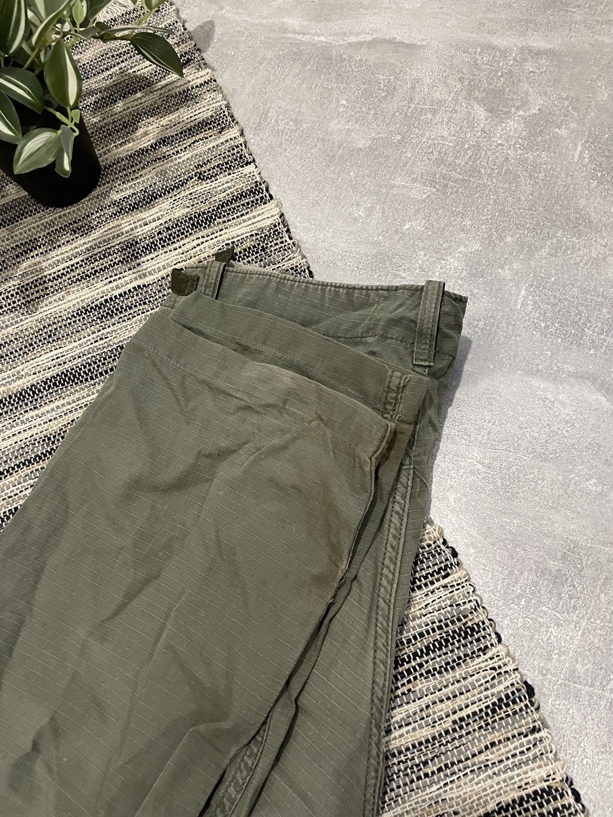 90s USA WORKWEAR DOUBLE KNEE PANT AVIATION CARGO MULTIPOCKET