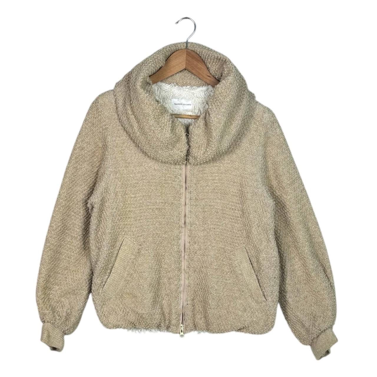 tsumori chisato high neck military jkt