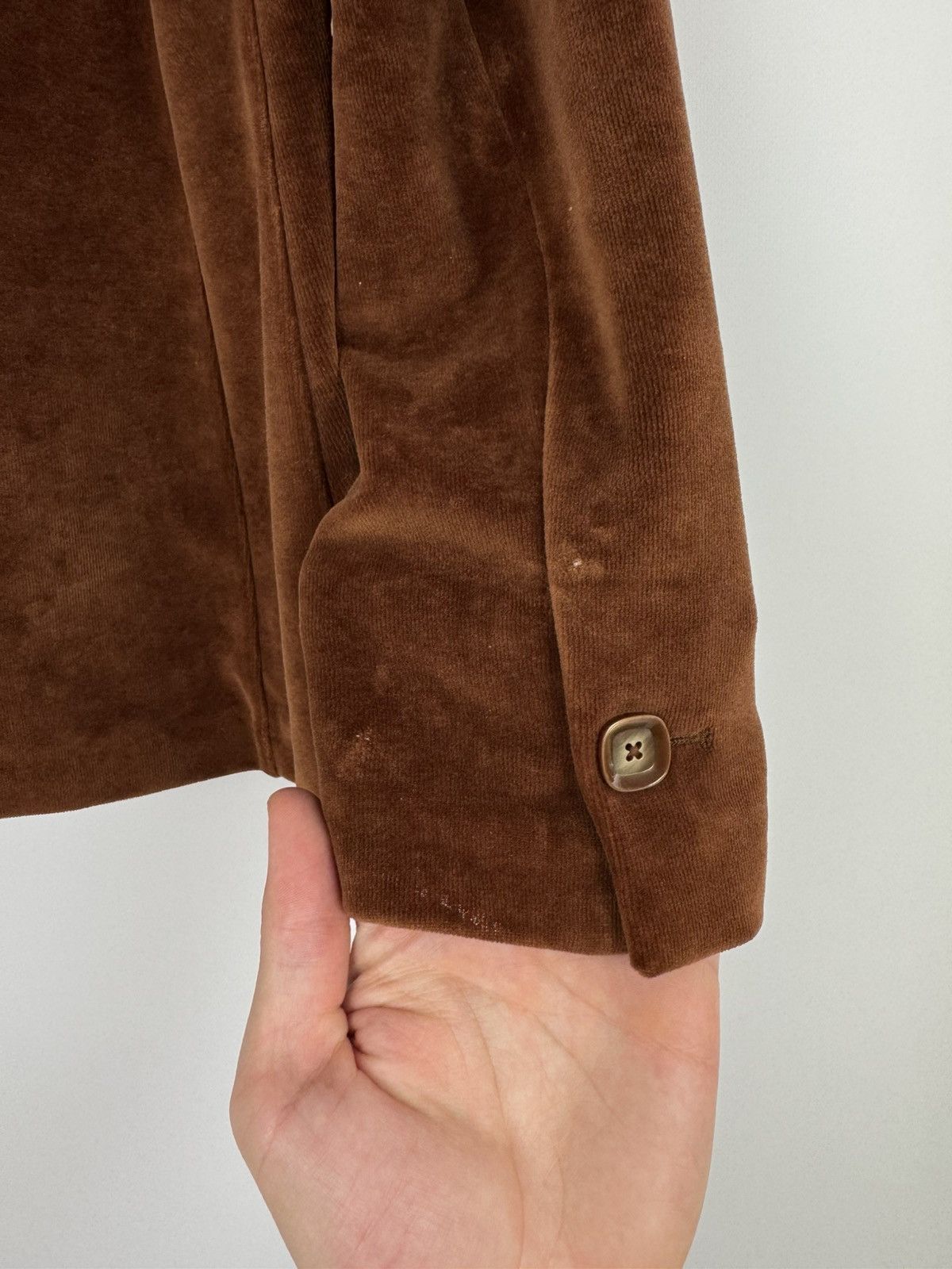 Circolo 1901 Circolo 1901 Velvet Light Brown Women’s Blazer Size M / US 6-8 / IT 42-44 - 10 Thumbnail