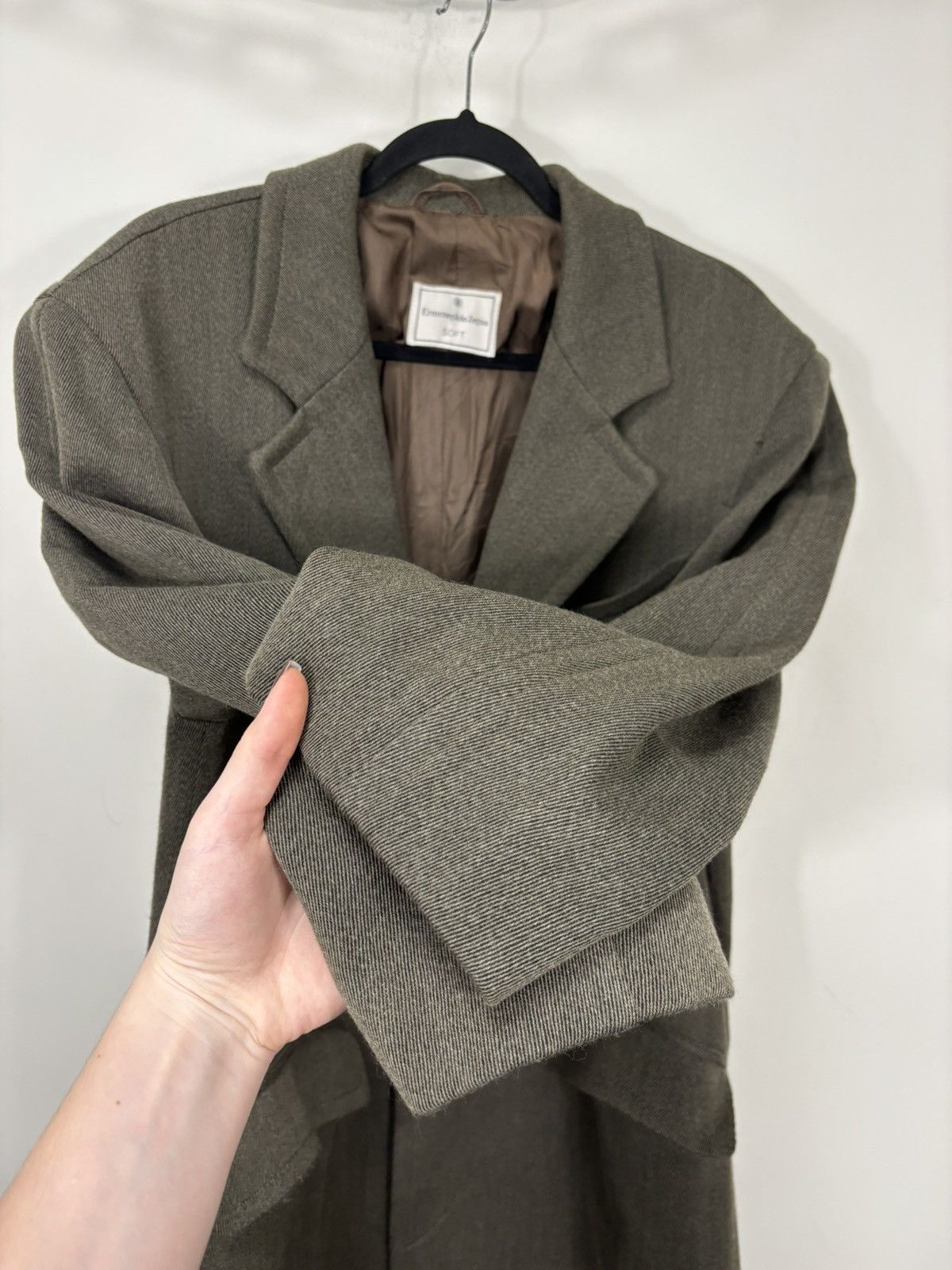 Ermenegildo Zegna Vintage Ermenegildo Zegna Soft Italian Classic Wool Coat Size US M / EU 48-50 / 2 - 12 Thumbnail